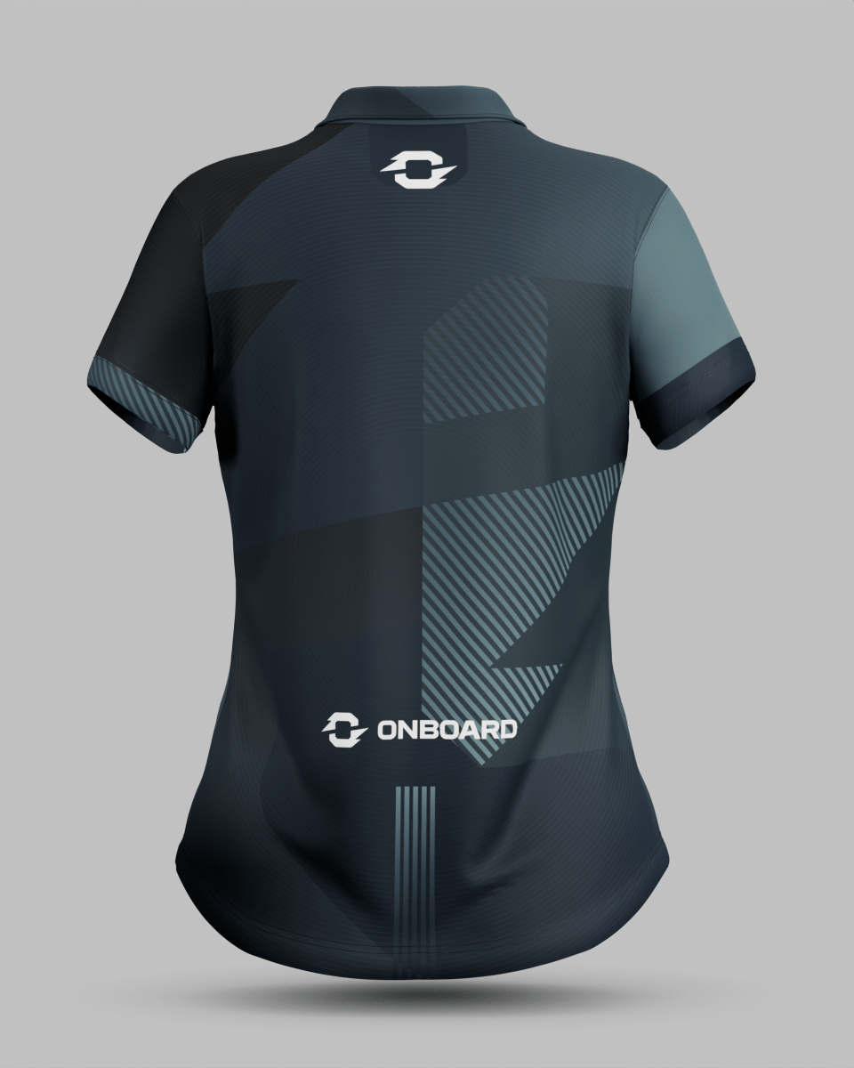 Womens Surge 3 Button Polo Collar Jersey - Onboard Sportswear