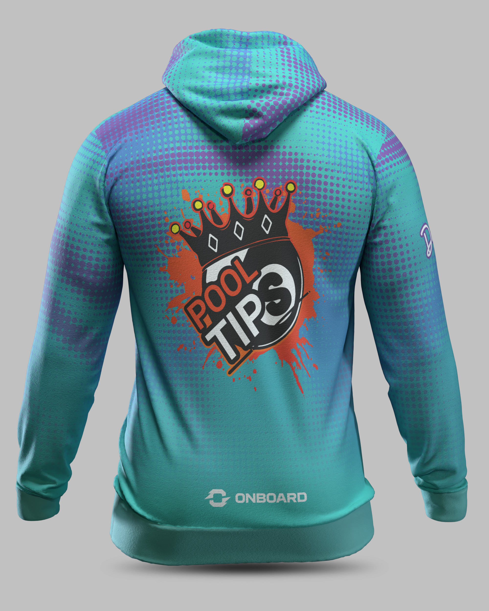 Official Pool Tips Hoodie Turquoise