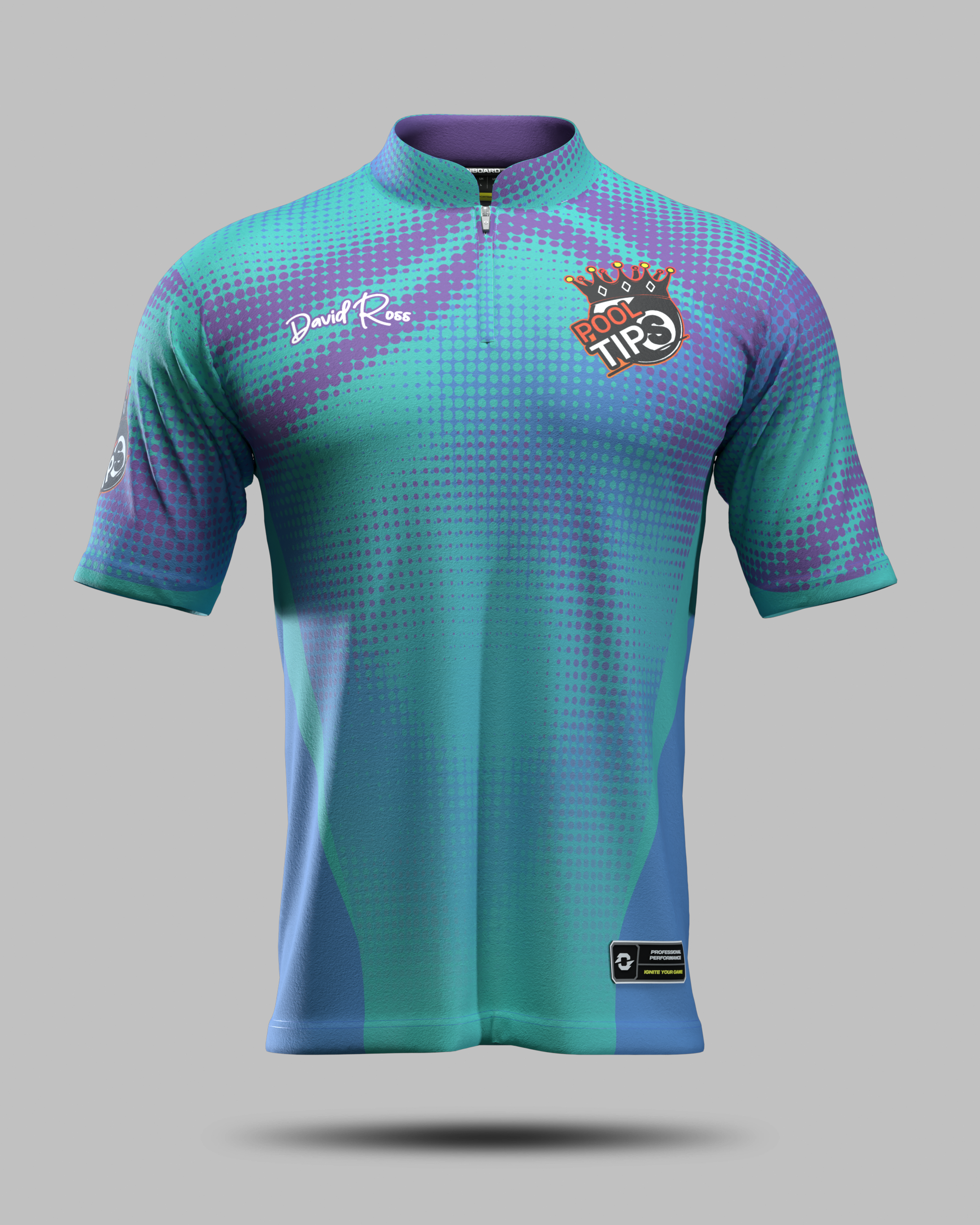 Official Pool Tips Jersey Turquoise