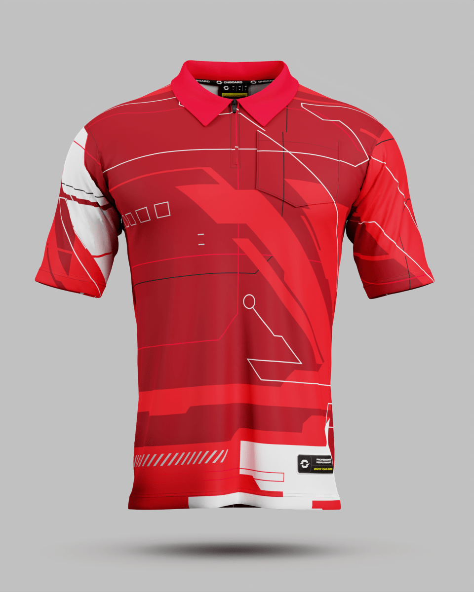 Tokyo 2.0 1/4 Zip Polo Collar Jersey With Pocket - Onboard Sportswear