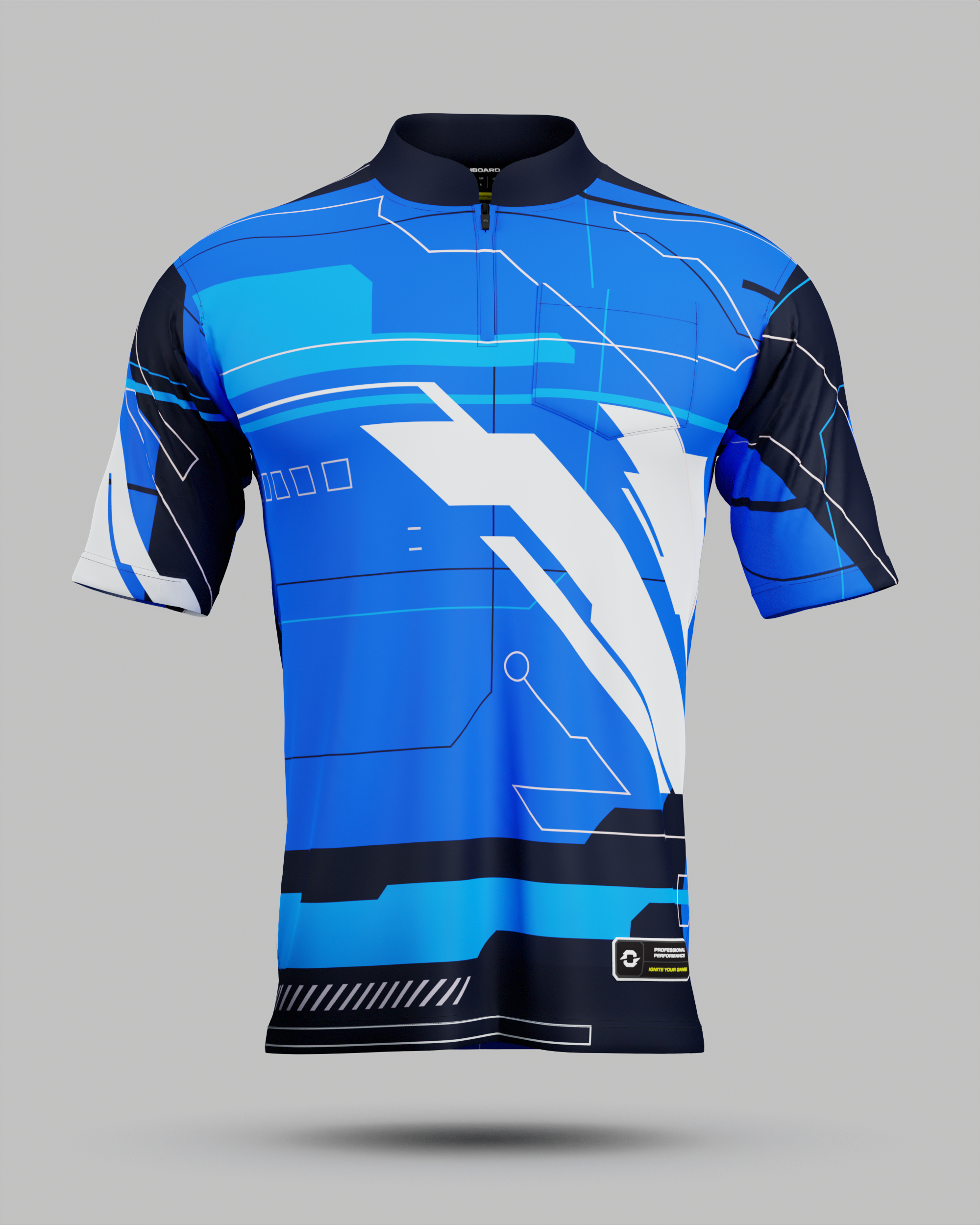 Youth Tokyo 2.0 1/4 Zip Pro Collar Jersey With Pocket