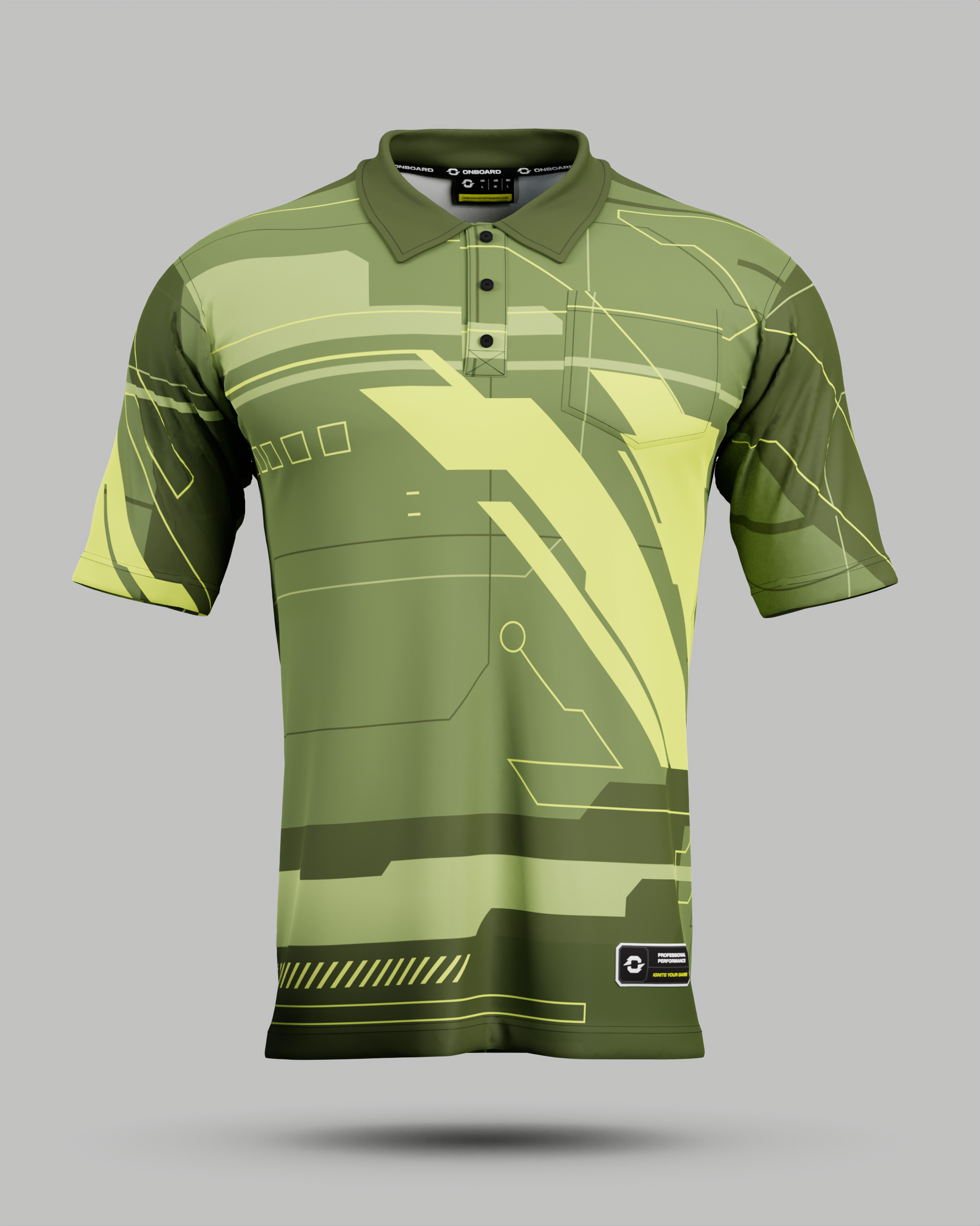 Youth Tokyo 2.0 3 Button Polo Collar Jersey With Pocket