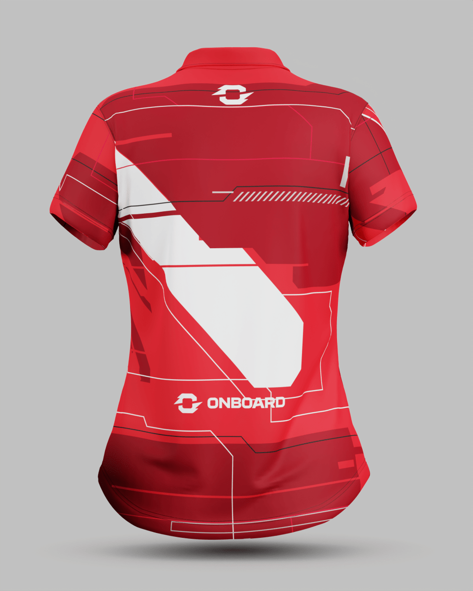 Womens Tokyo 2.0 1/4 Zip Polo Collar Jersey - Onboard Sportswear
