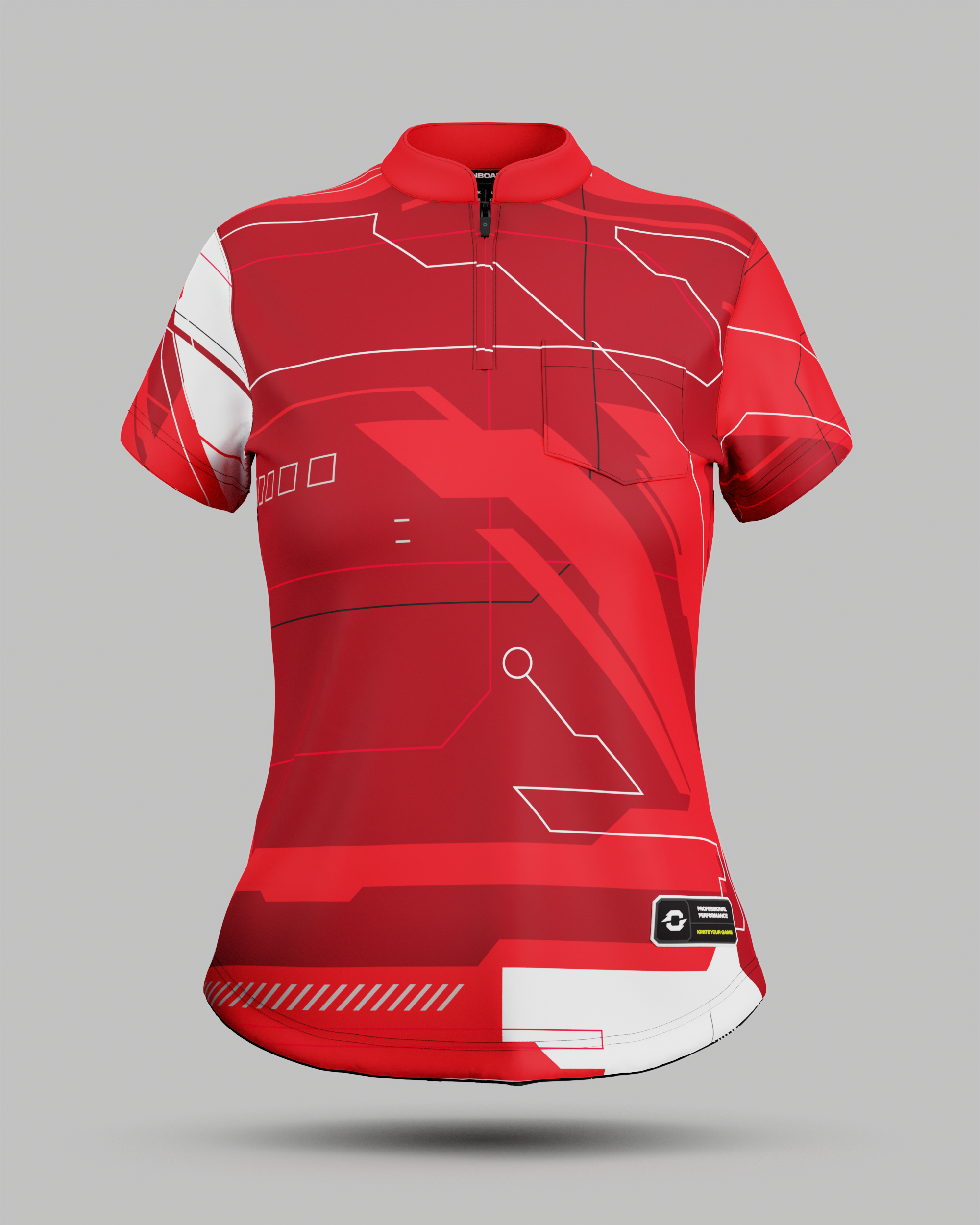 Womens Tokyo 2.0 1/4 Zip Pro Collar Jersey With Pocket
