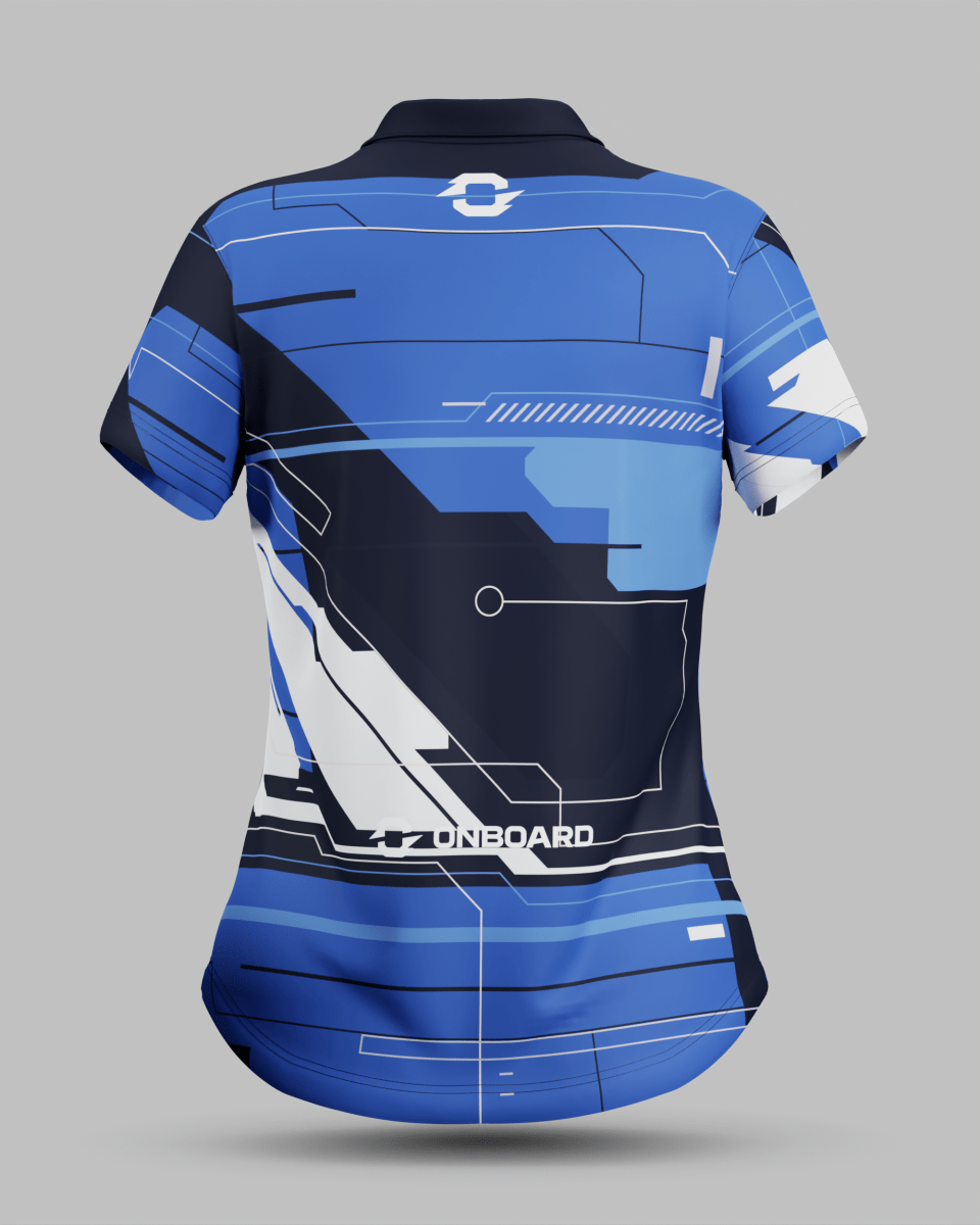 Womens Tokyo 2.0 3 Button Polo Collar Jersey - Onboard Sportswear