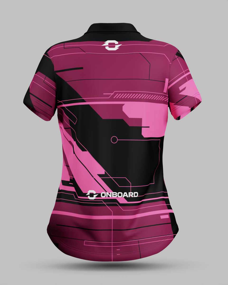 Womens Tokyo 2.0 3 Button Polo Collar Jersey - Onboard Sportswear