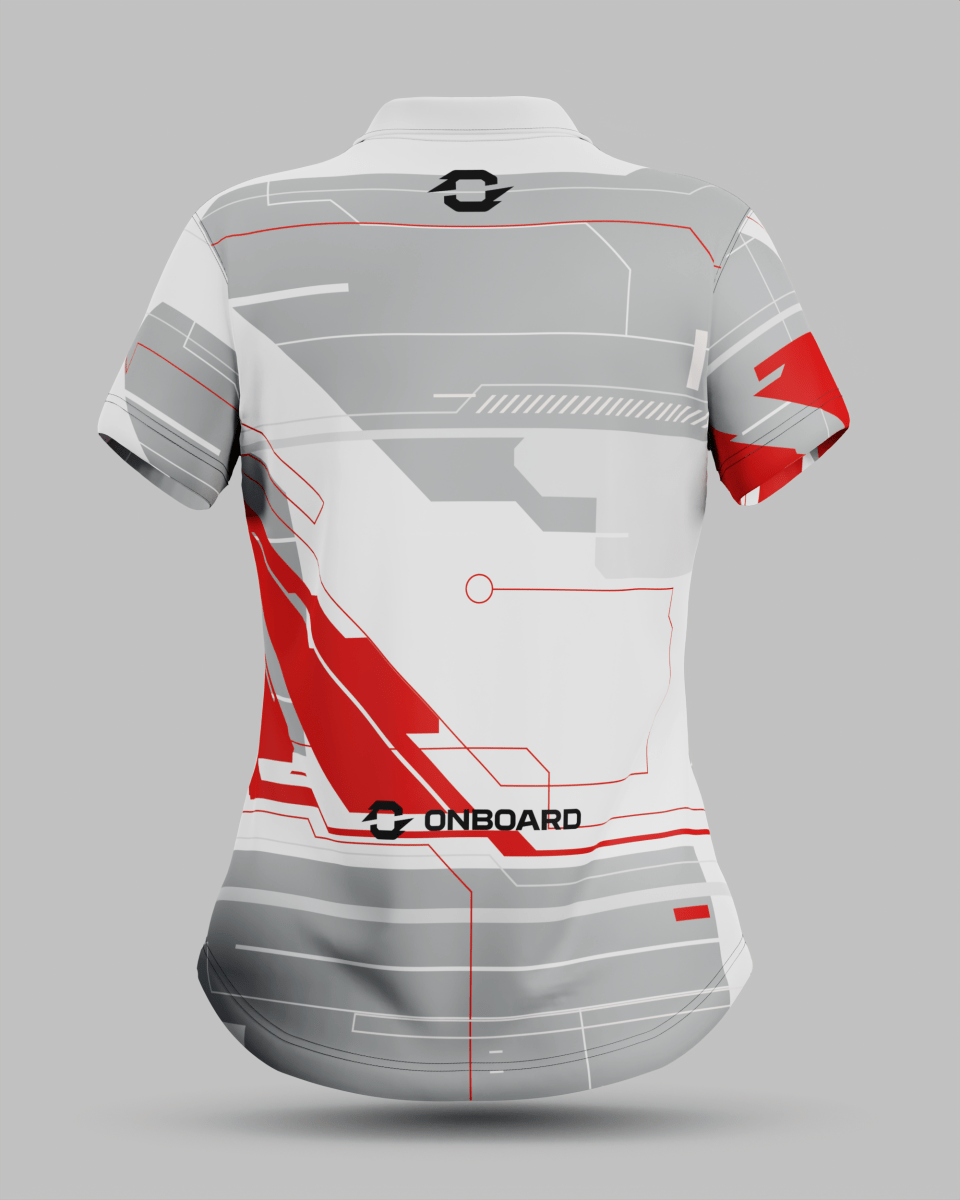 Womens Tokyo 2.0 3 Button Polo Collar Jersey - Onboard Sportswear