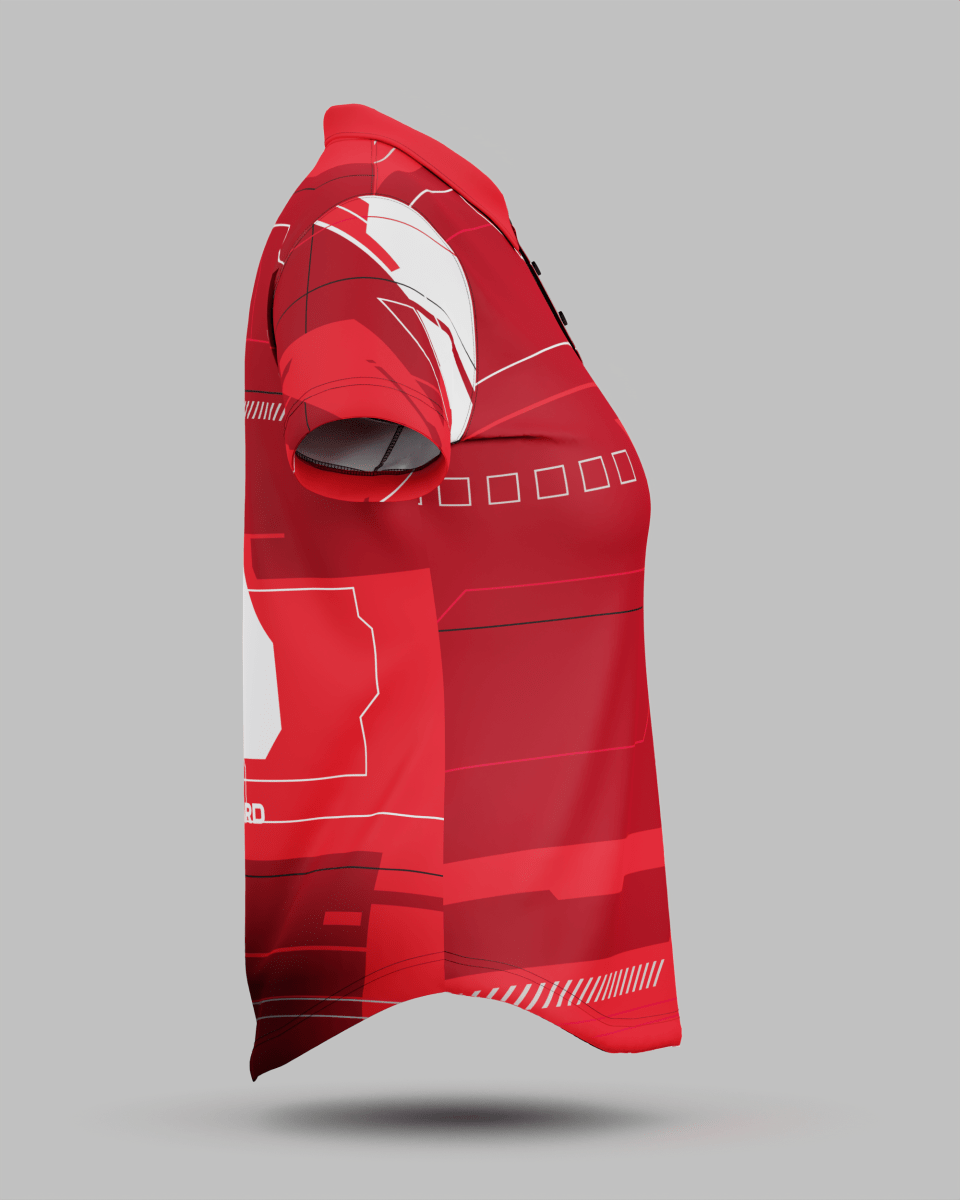 Womens Tokyo 2.0 3 Button Polo Collar Jersey - Onboard Sportswear