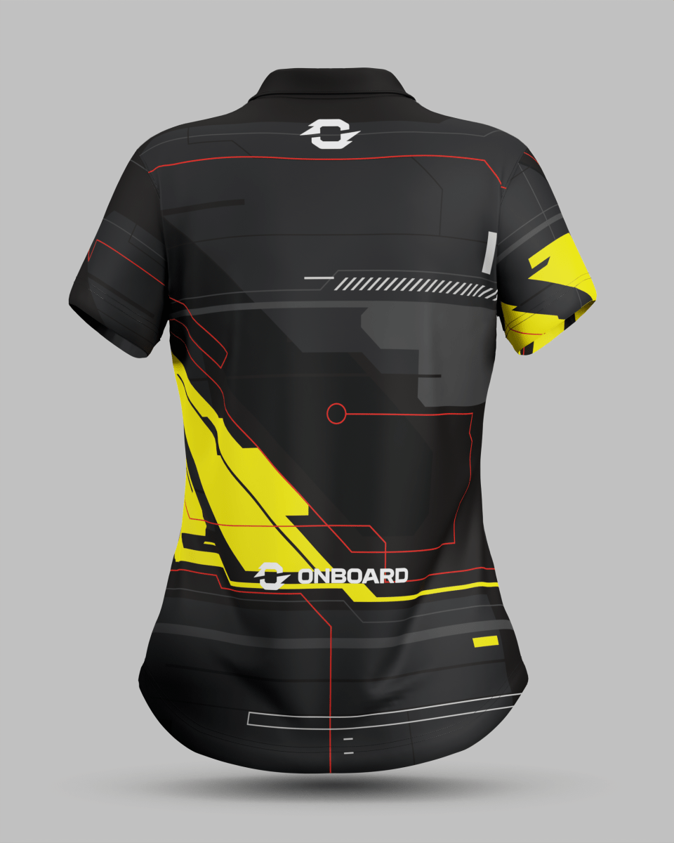 Womens Tokyo 2.0 3 Button Polo Collar Jersey - Onboard Sportswear