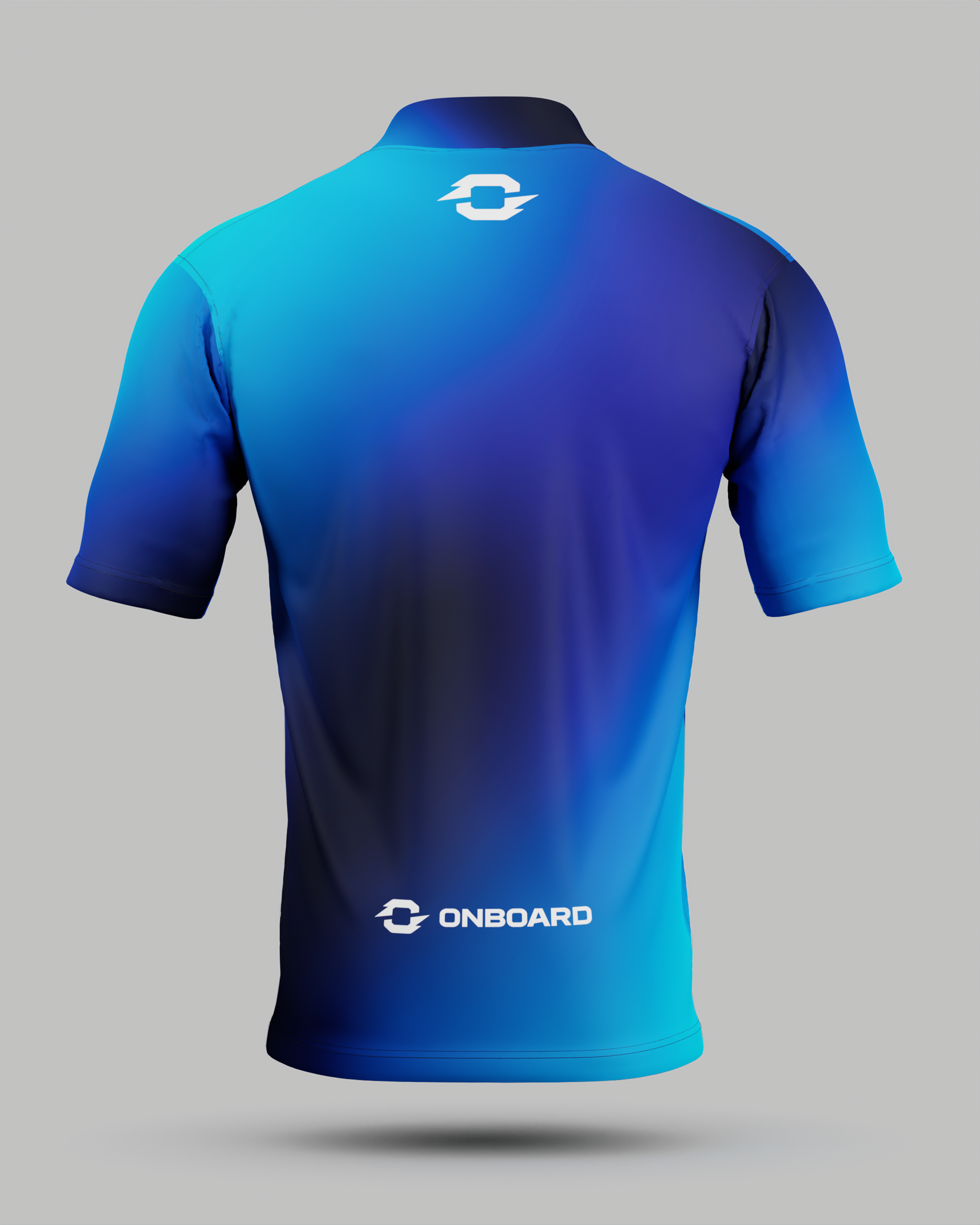 Express Aura 1/4 Zip Pro Collar Jersey Blue