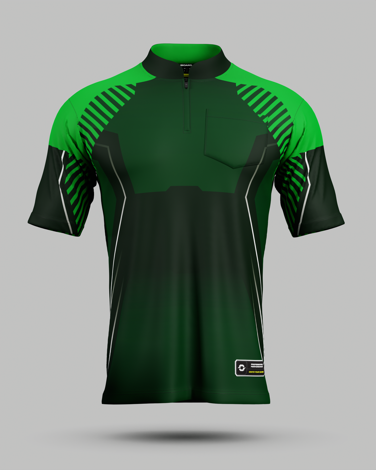 Onyx 1/4 Zip Pro Collar Jersey with pocket