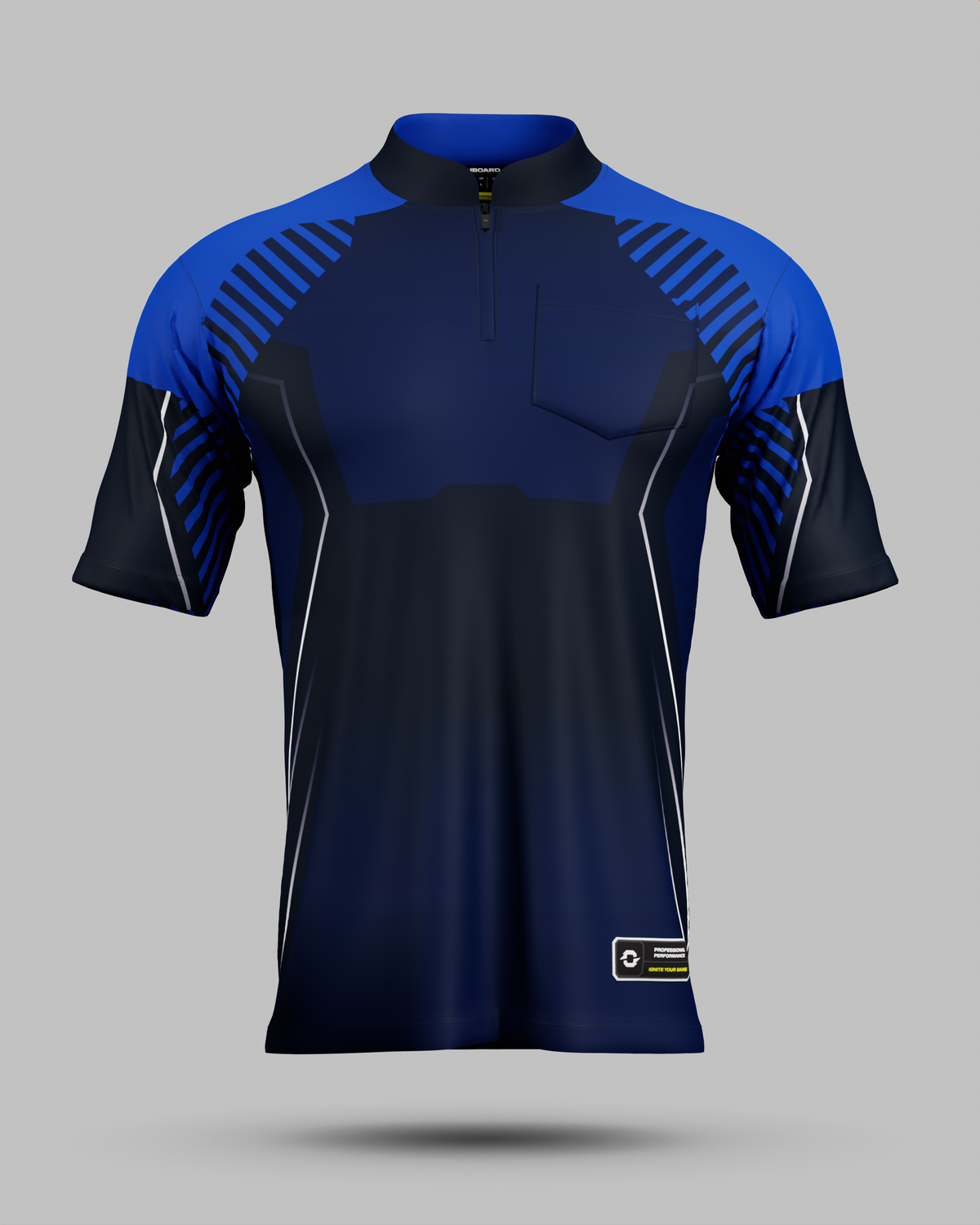 Onyx 1/4 Zip Pro Collar Jersey with pocket