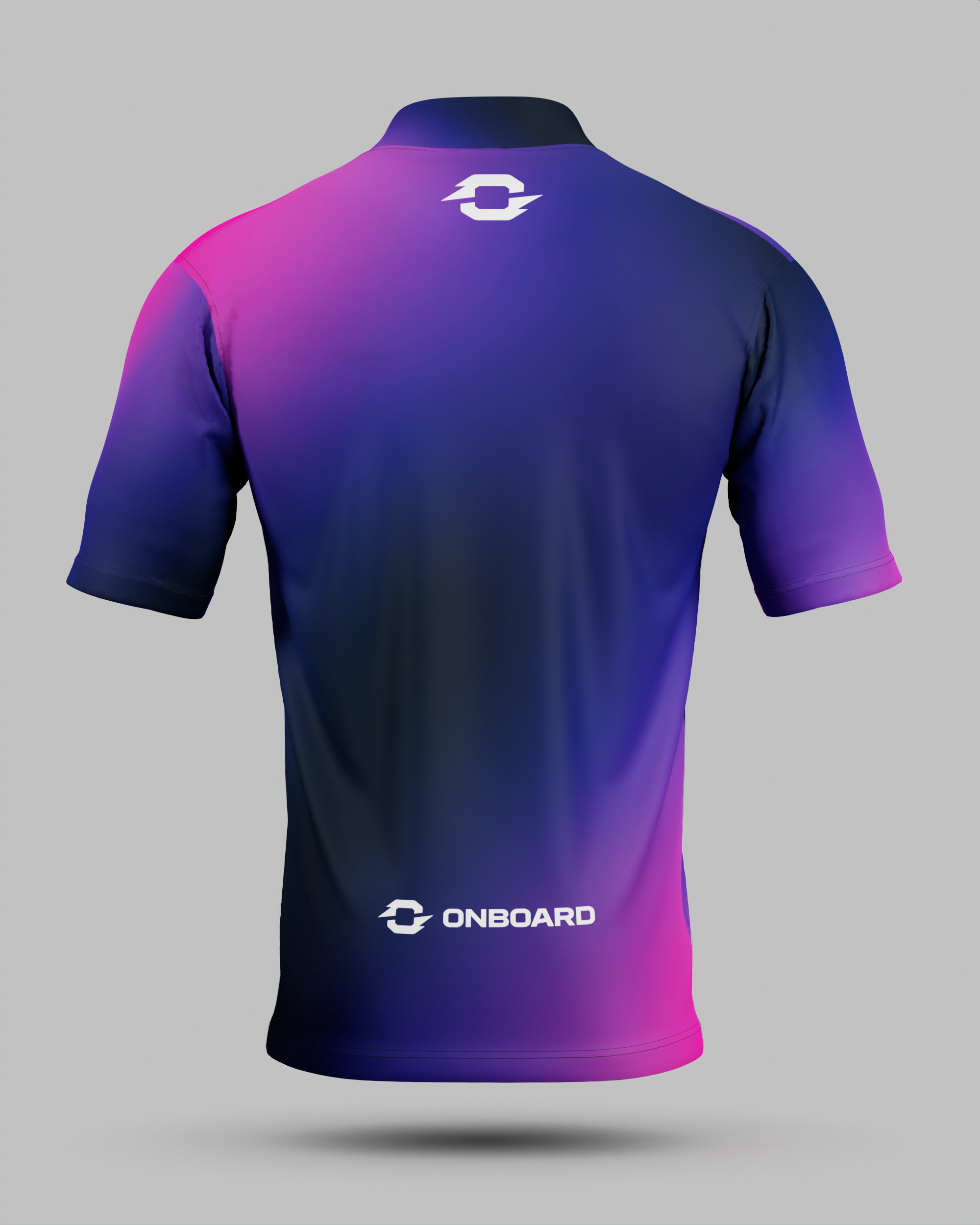 Express Aura 1/4 Zip Pro Collar Jersey Purple