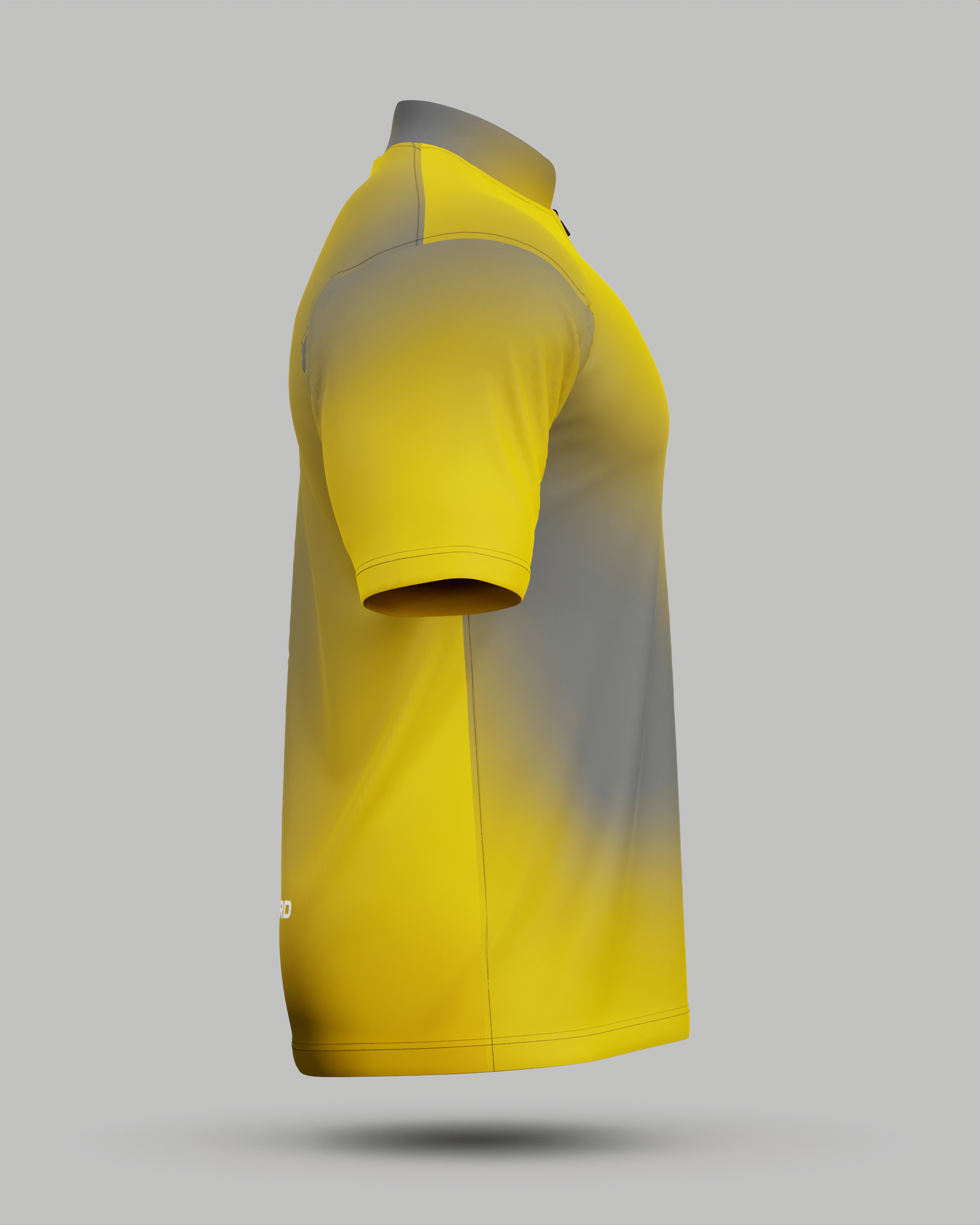 Express Aura 1/4 Zip Pro Collar Jersey Yellow