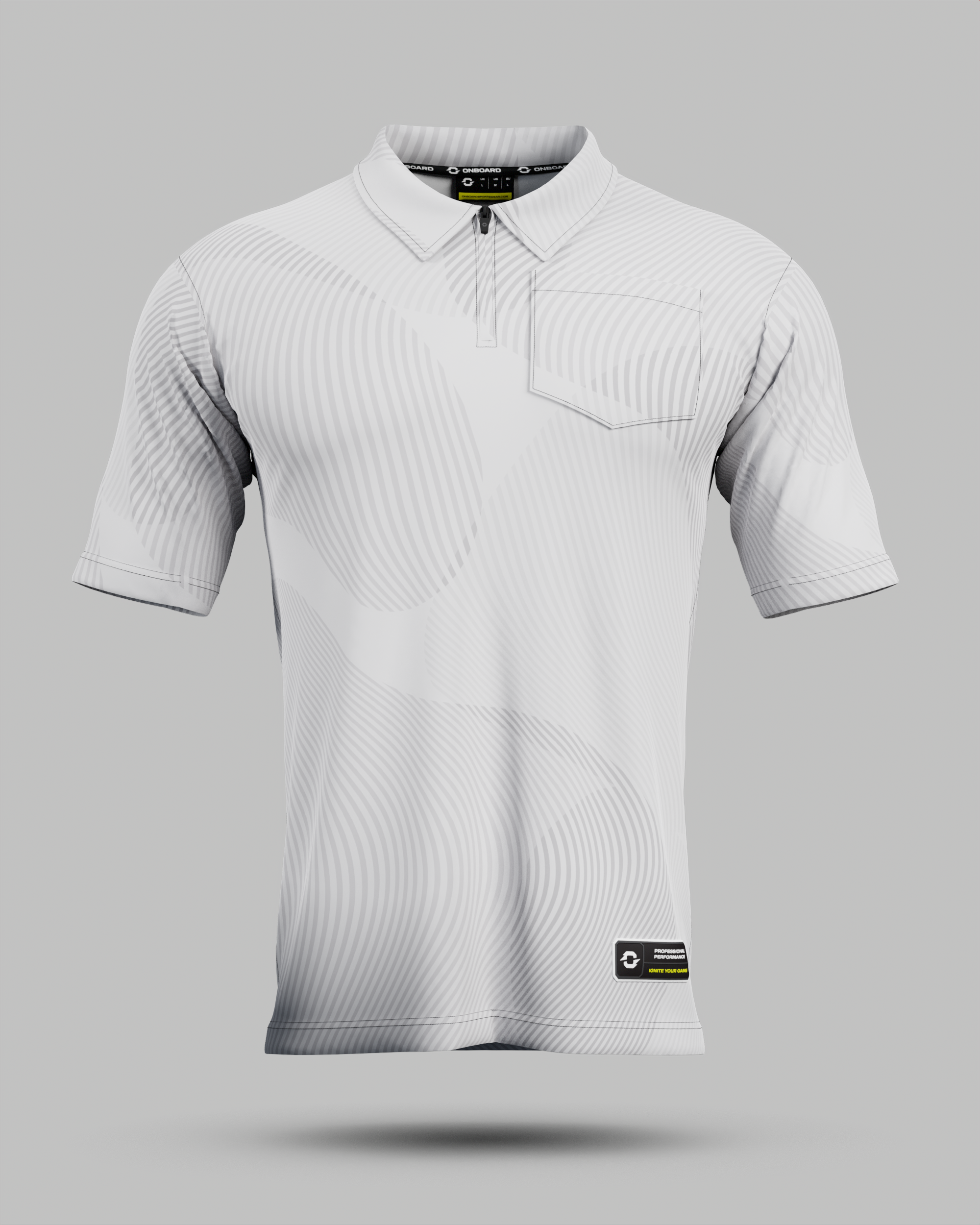 Eclipse 1/4 Zip Polo Collar Jersey With Pocket