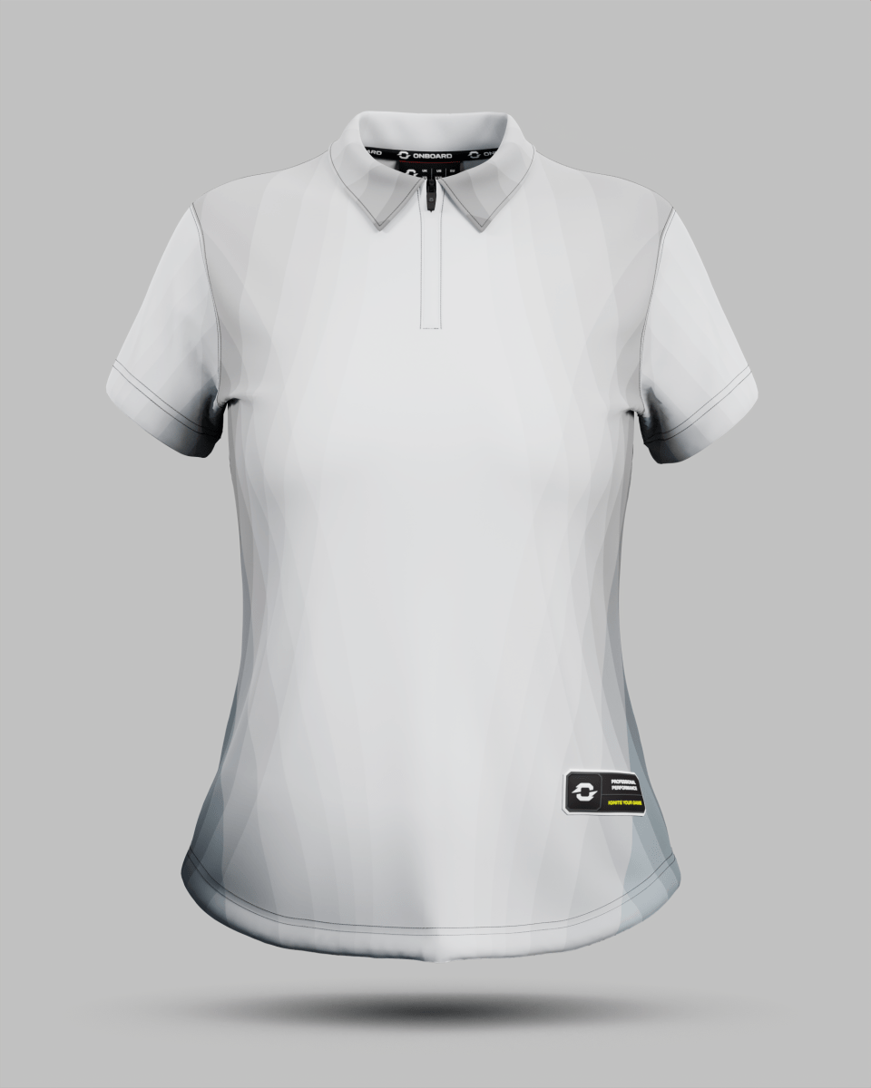 Womens Helsinki 2.0 1/4 Zip Polo Collar Jersey - Onboard Sportswear