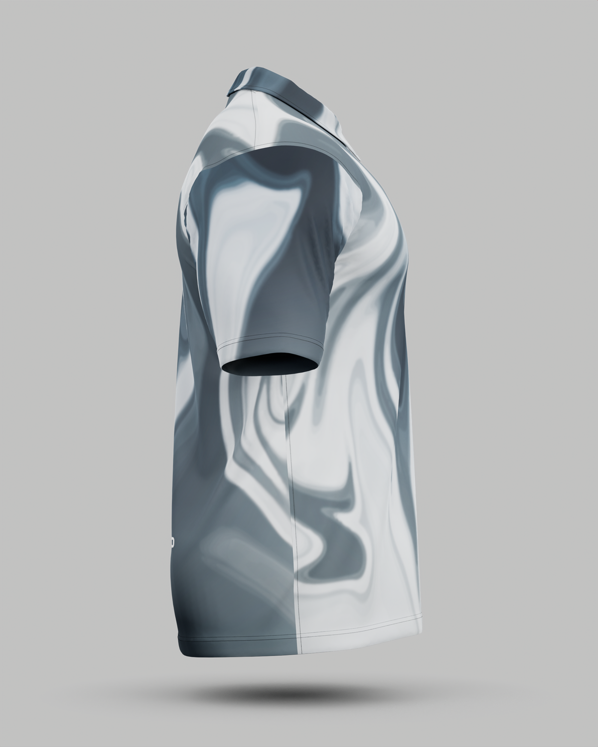 Wave 1/4 Zip Polo Collar Jersey With Pocket