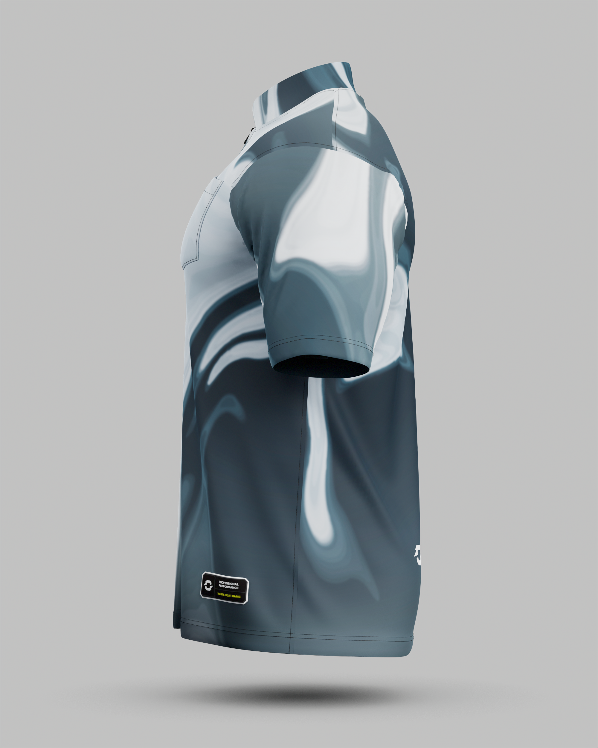 Wave 1/4 Zip Pro Collar Jersey With Pocket