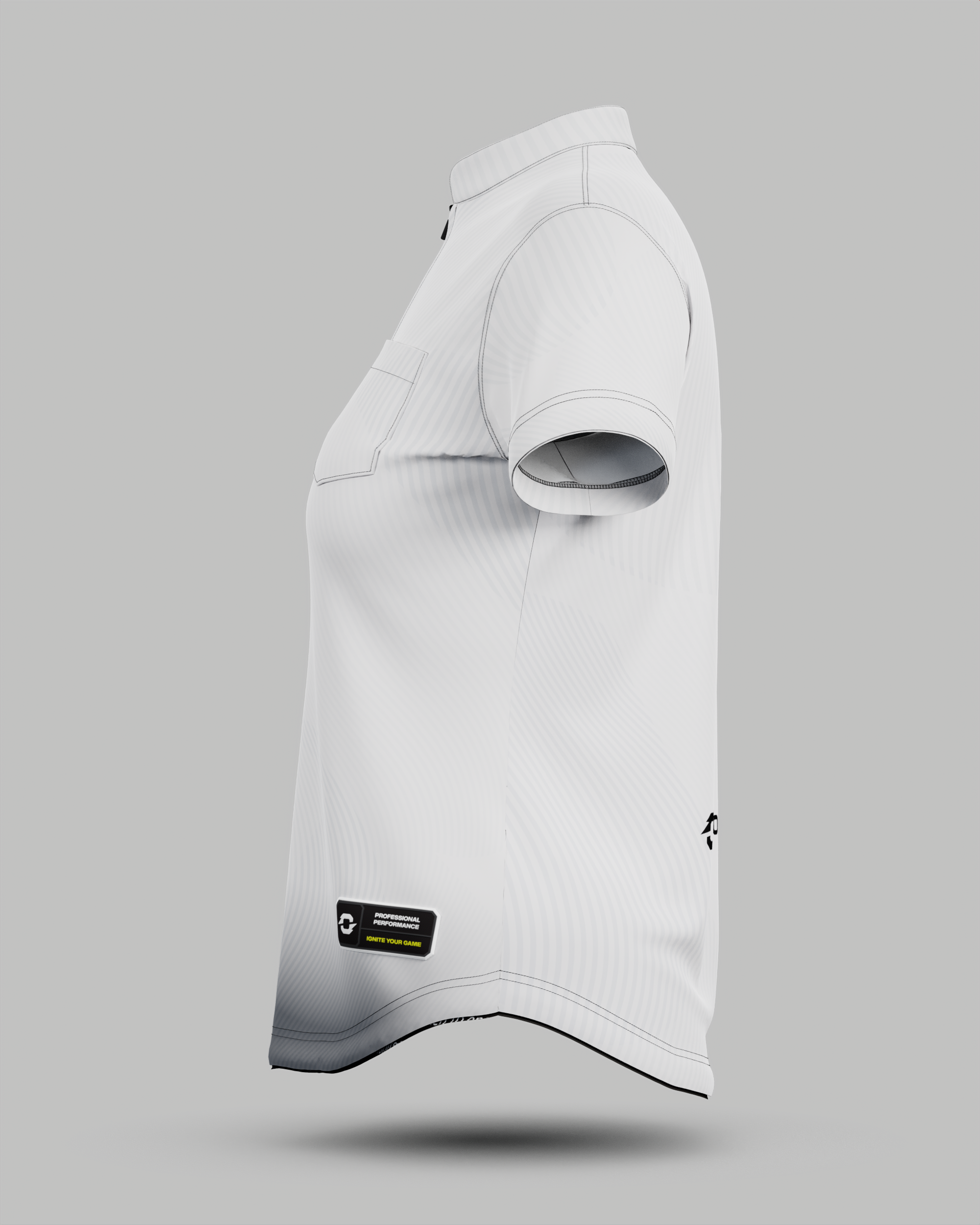 Womens Eclipse 1/4 Zip Pro Collar Jersey With Pocket
