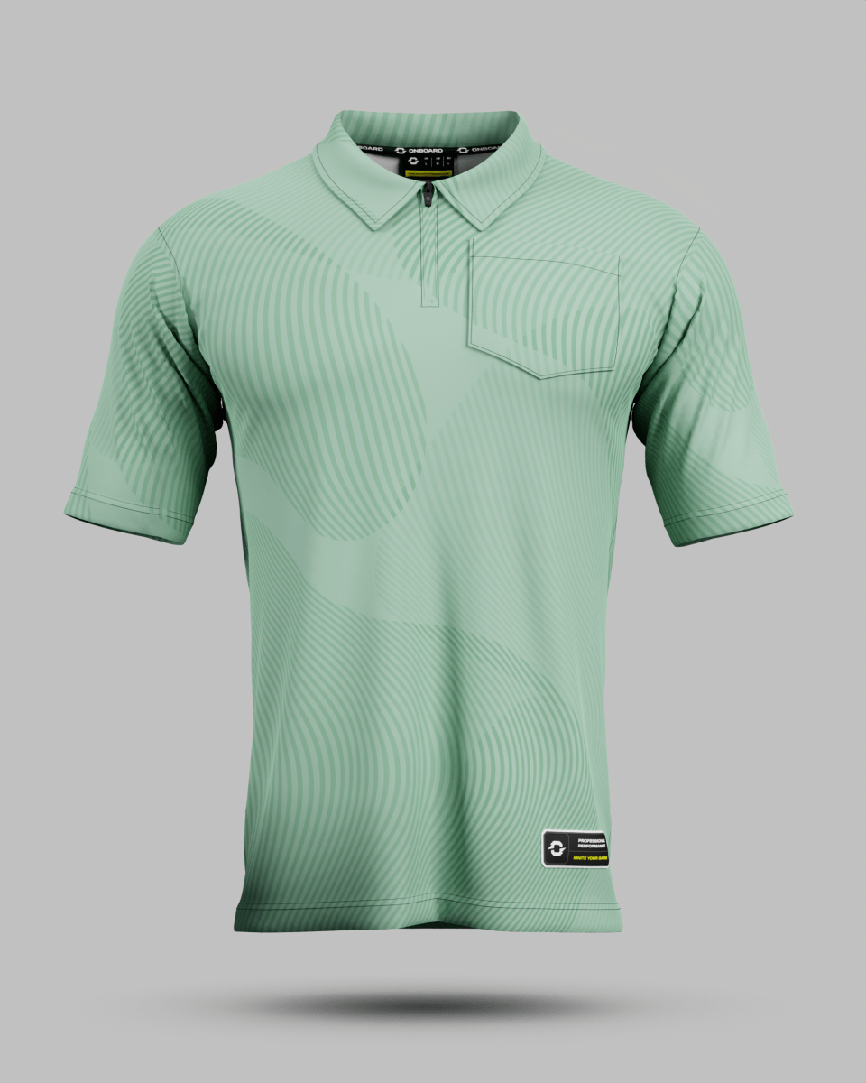 Eclipse 1/4 Zip Polo Collar Jersey With Pocket - Onboard Sportswear