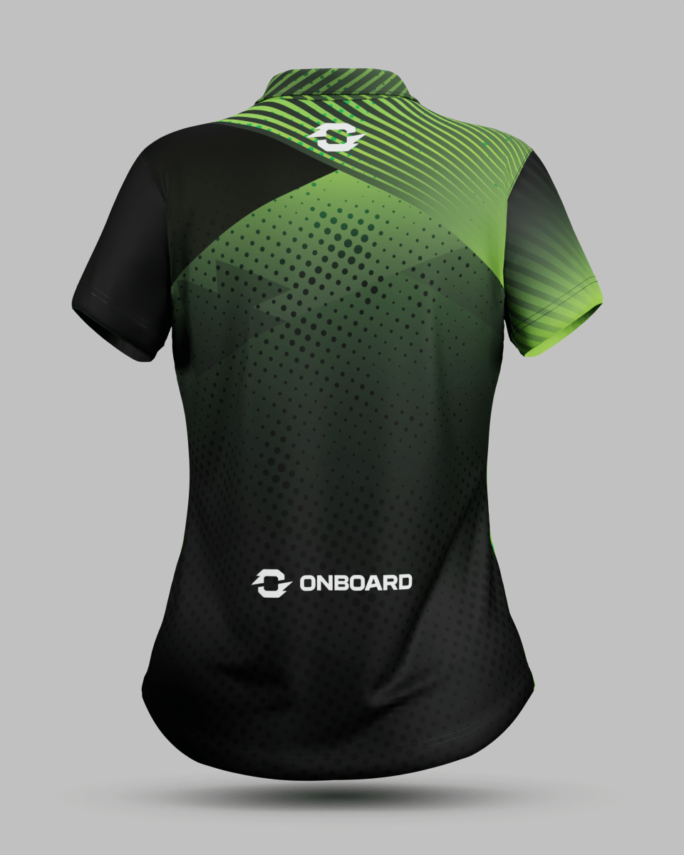 Womens Miami 2.0 3 Button Polo Collar Jersey - Onboard Sportswear