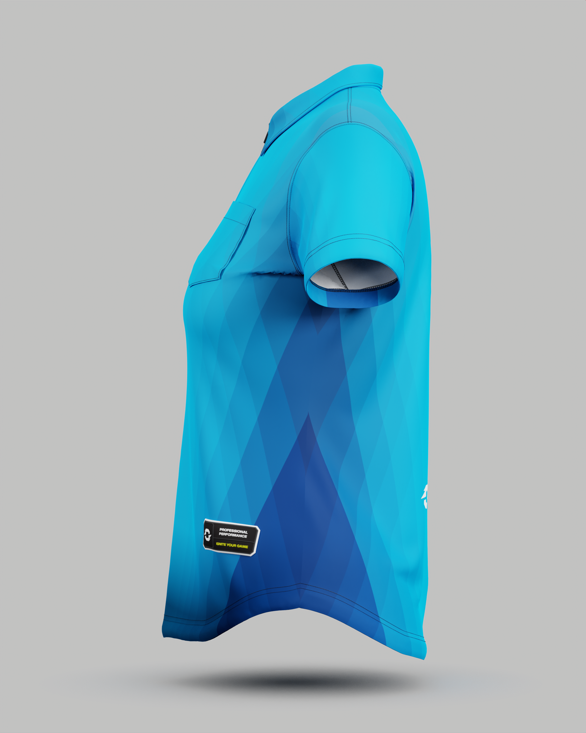 Womens Helsinki 2.0 3 Button Polo Collar Jersey With Pocket