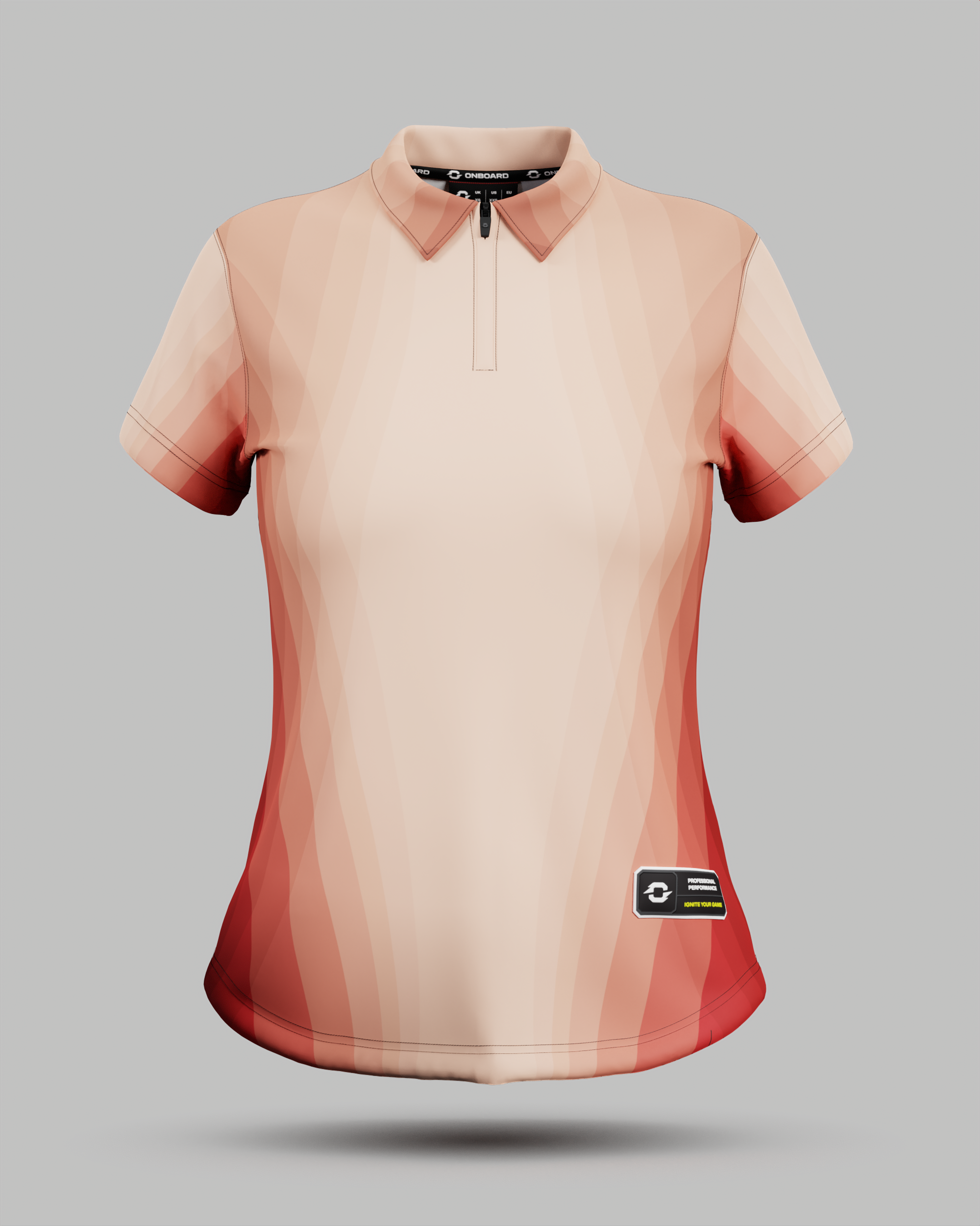 Womens Helsinki 2.0 1/4 Zip Polo Collar Jersey