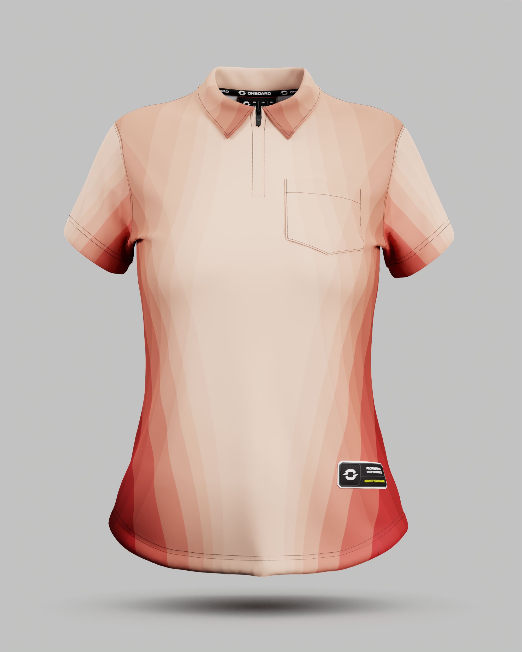 Womens Helsinki 2.0 3 Button Polo Collar Jersey With Pocket