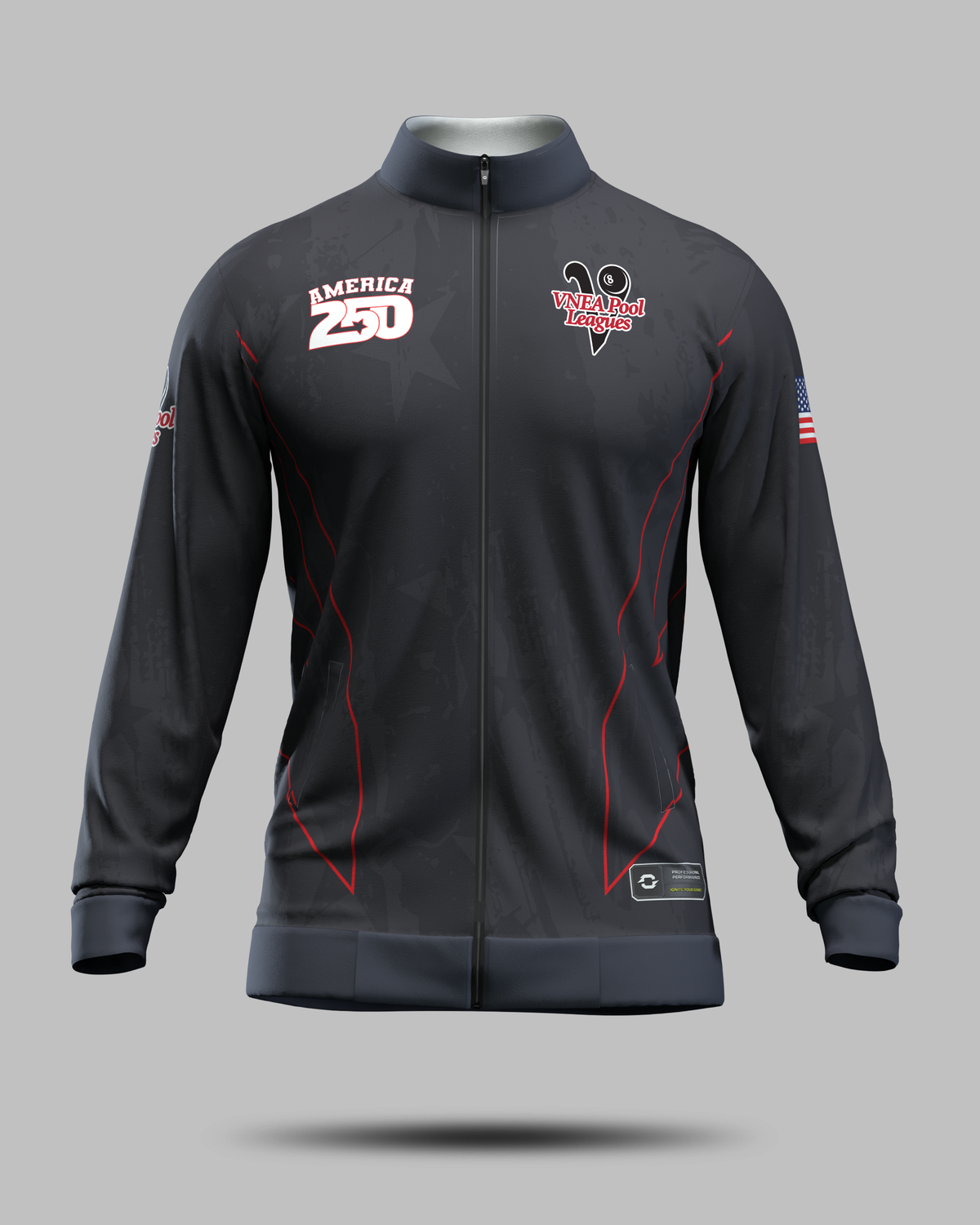 VNEA 250 TOURNAMENT JACKET IN BLACK