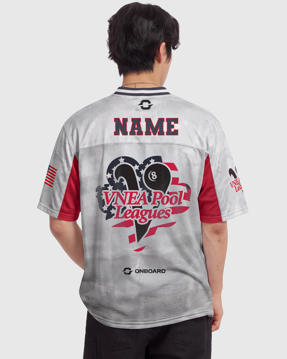 VNEA 250 STATESIDE JERSEY IN SILVER