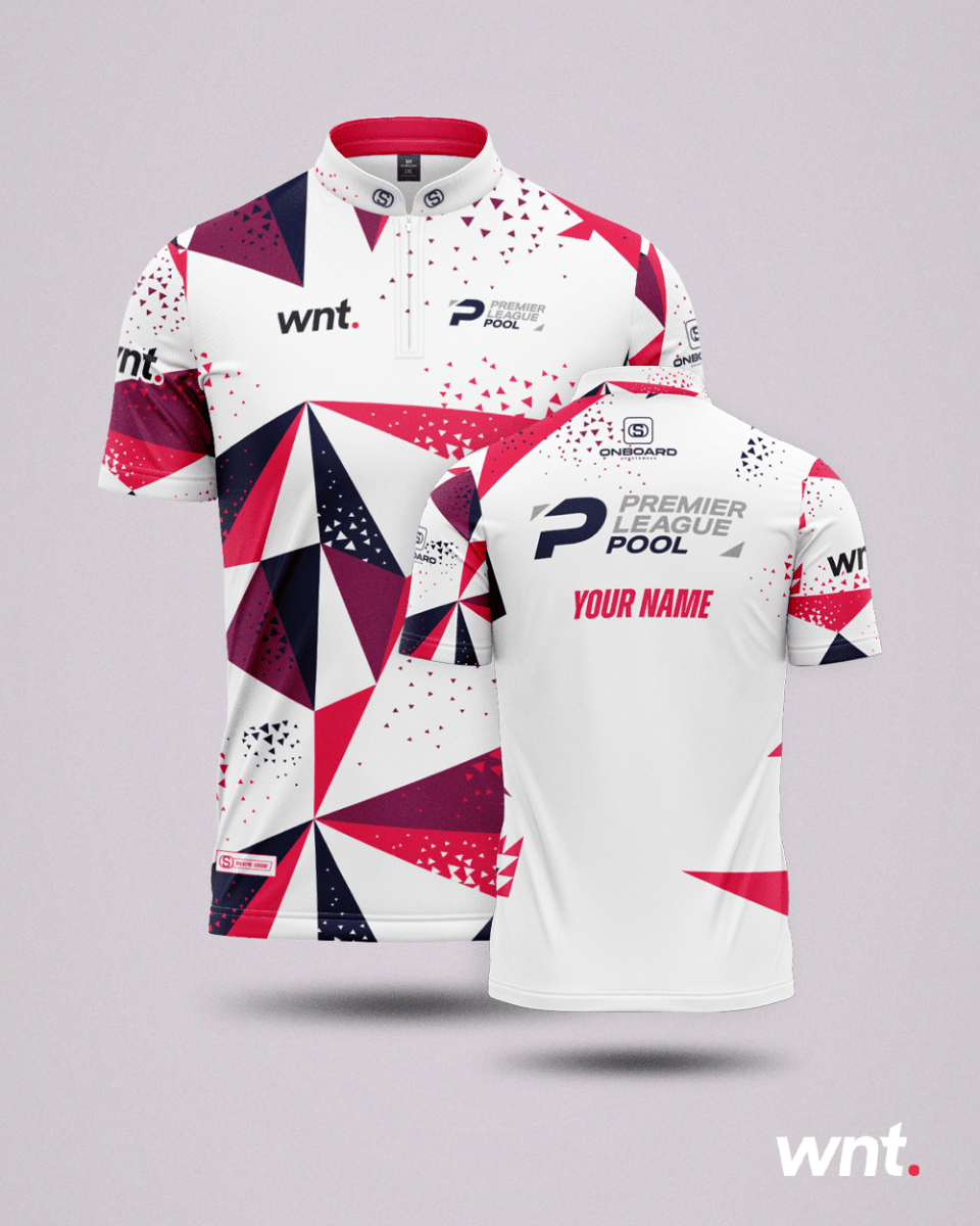Official 2024 Premier League Pool Event Jersey White - Onboard Sportswear
