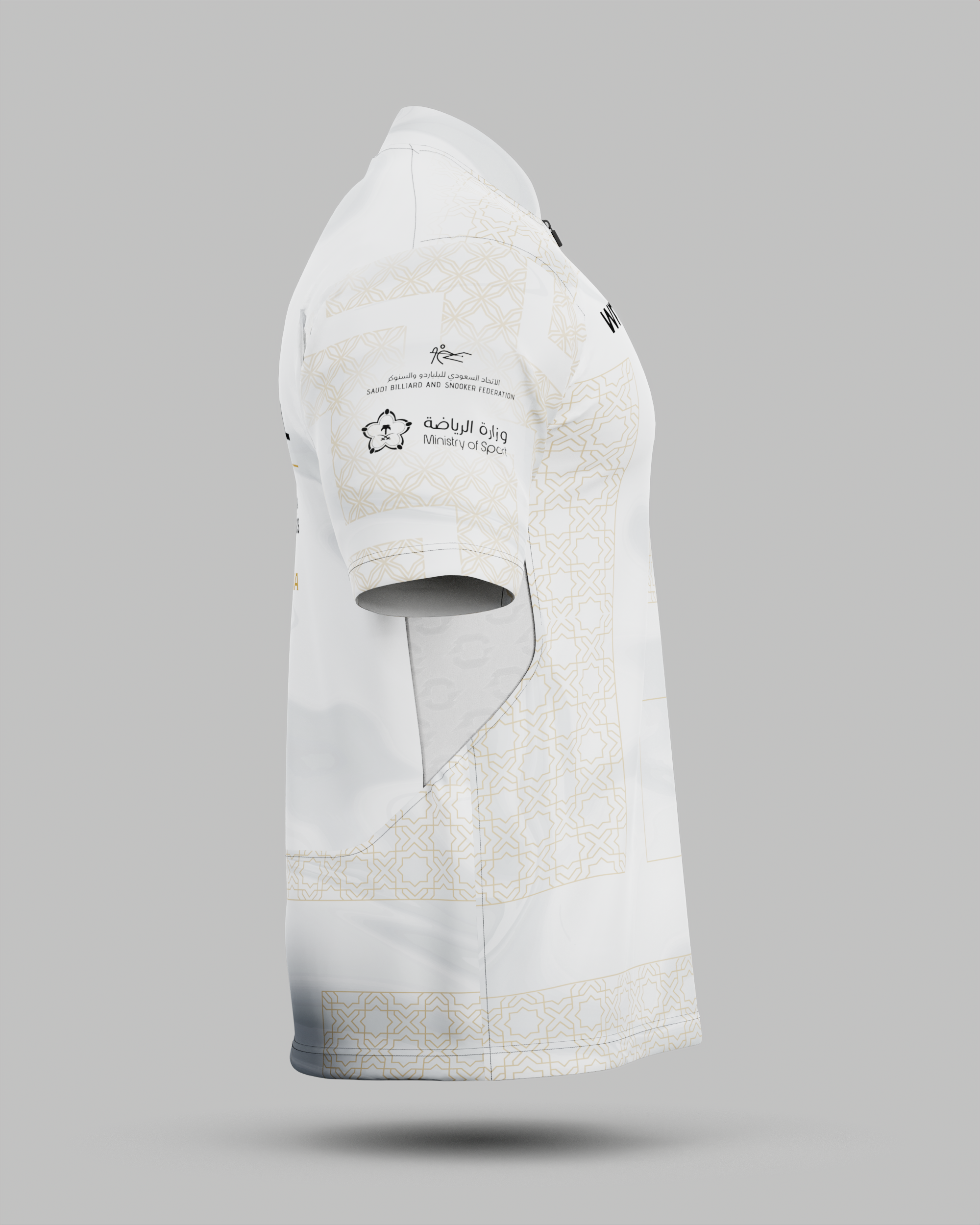 Official 2025 World Nineball Pool Championship Jersey In White