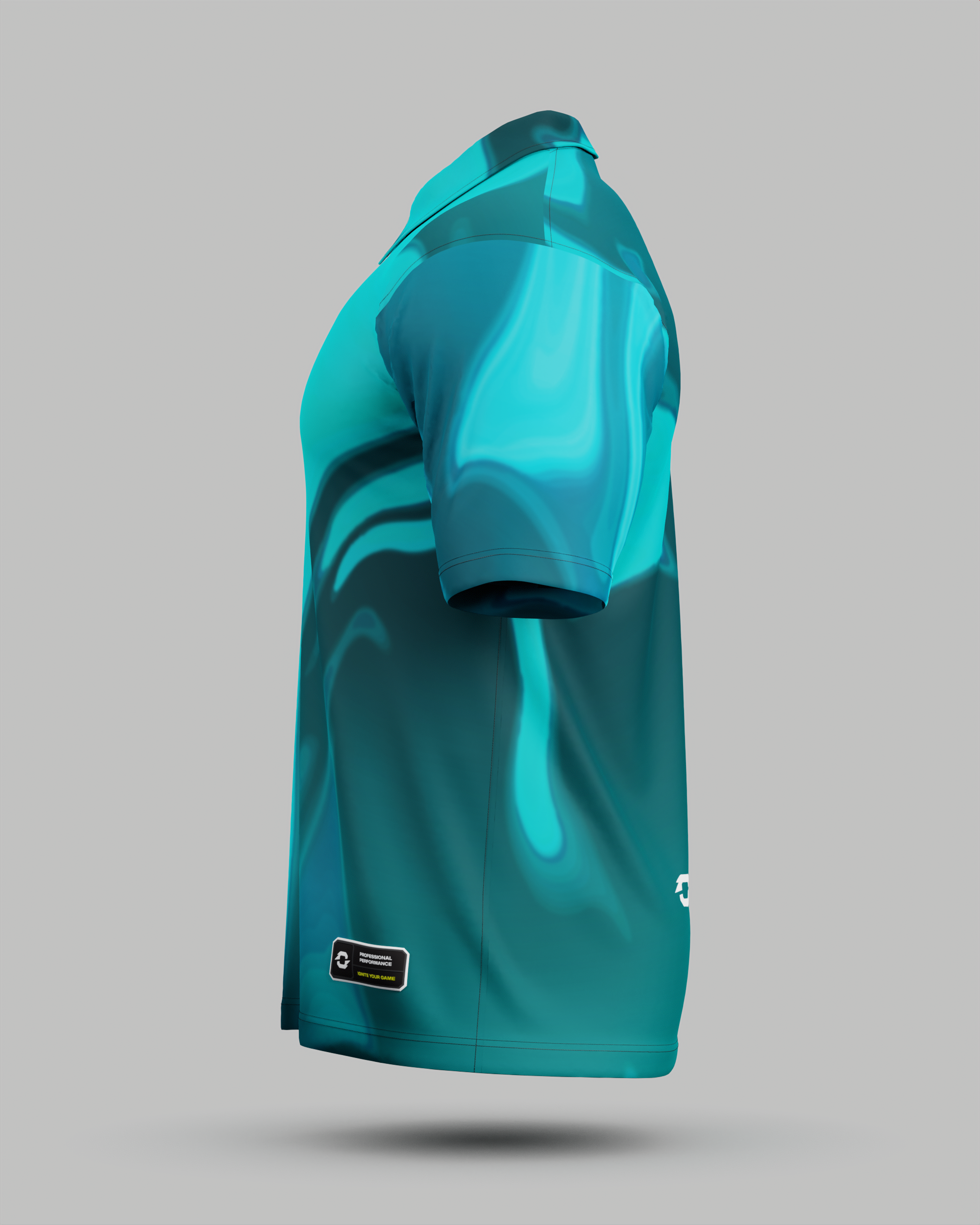 Wave 1/4 Zip Polo Collar Jersey