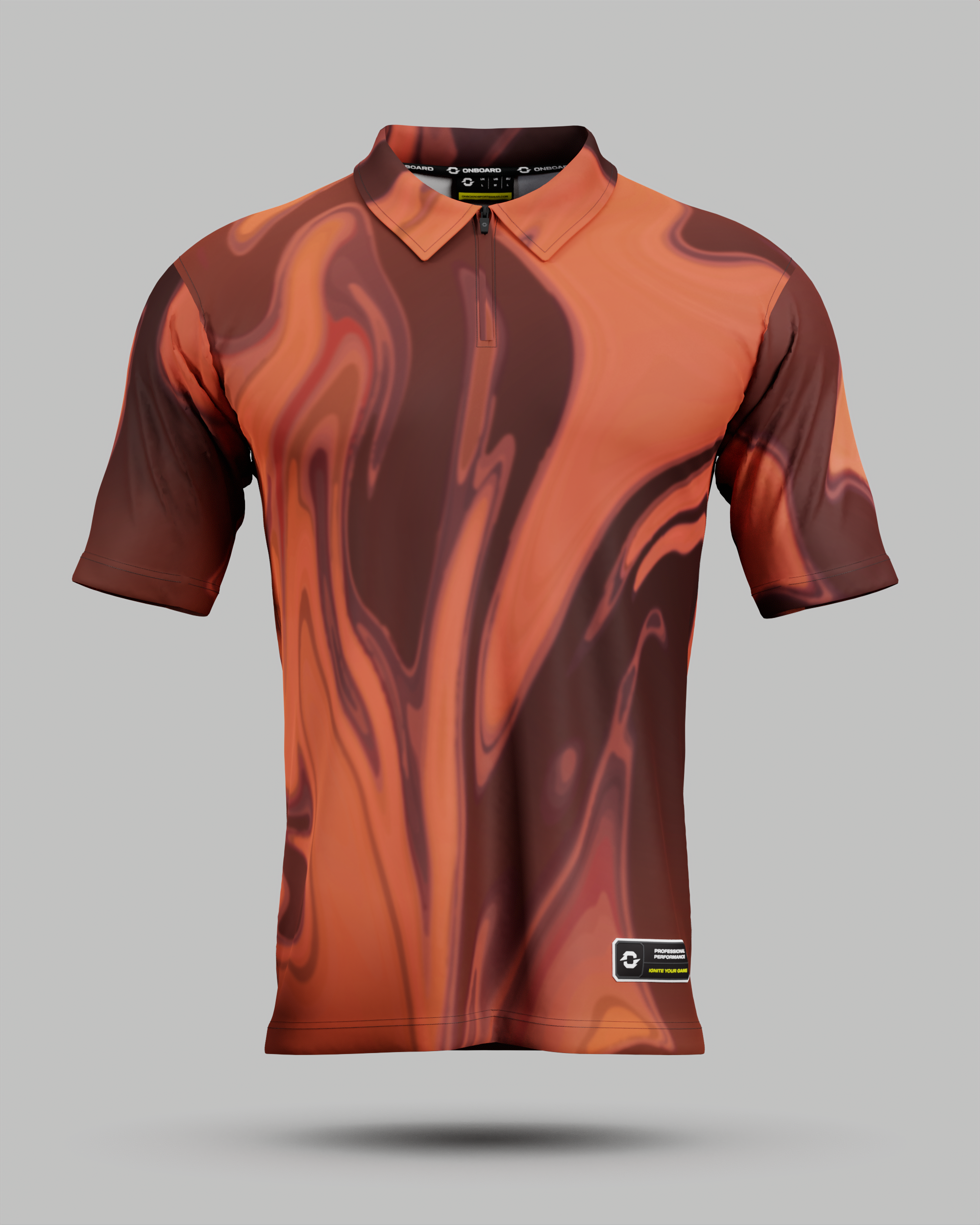 Youth Wave 1/4 Zip Polo Collar Jersey
