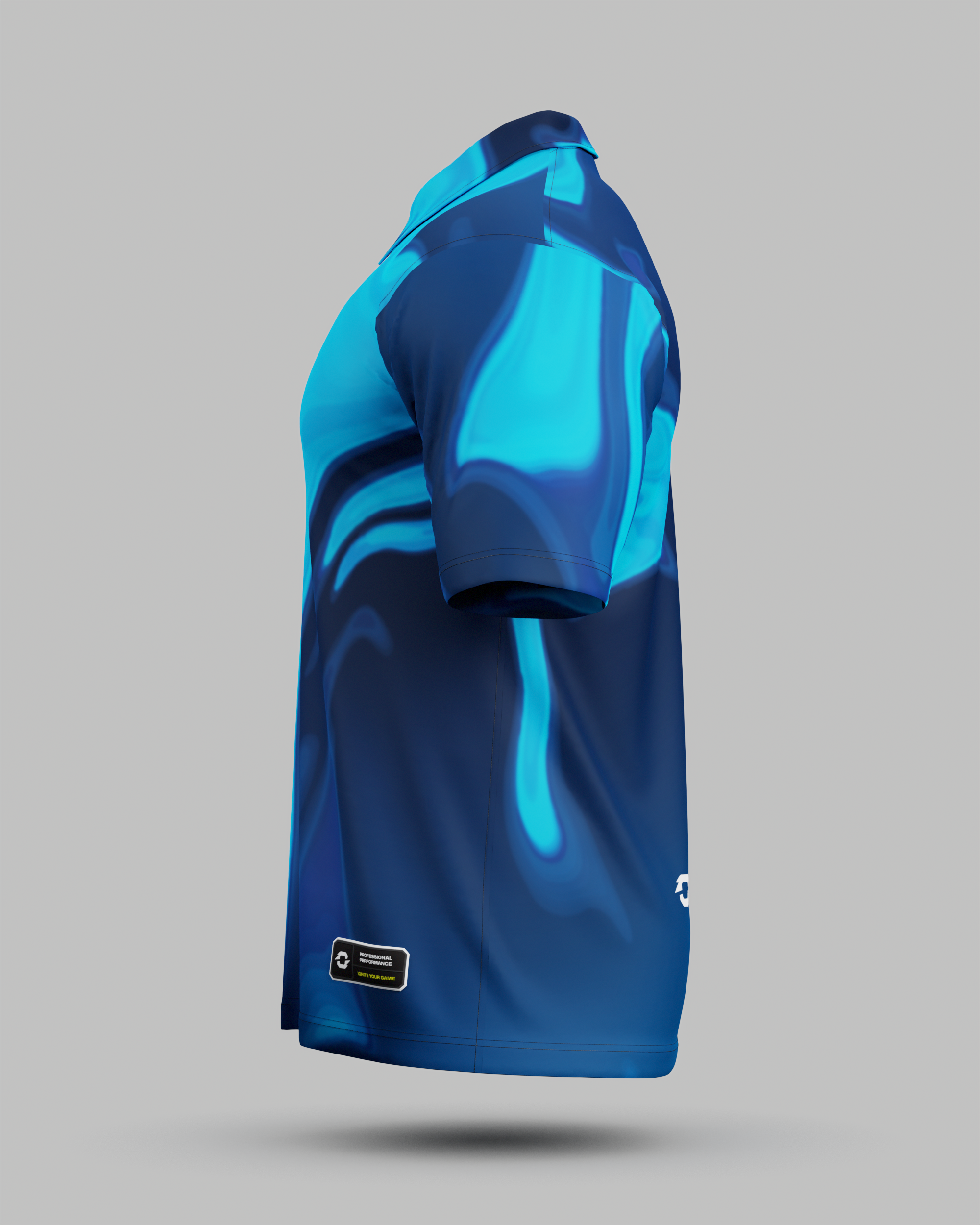 Wave 1/4 Zip Polo Collar Jersey