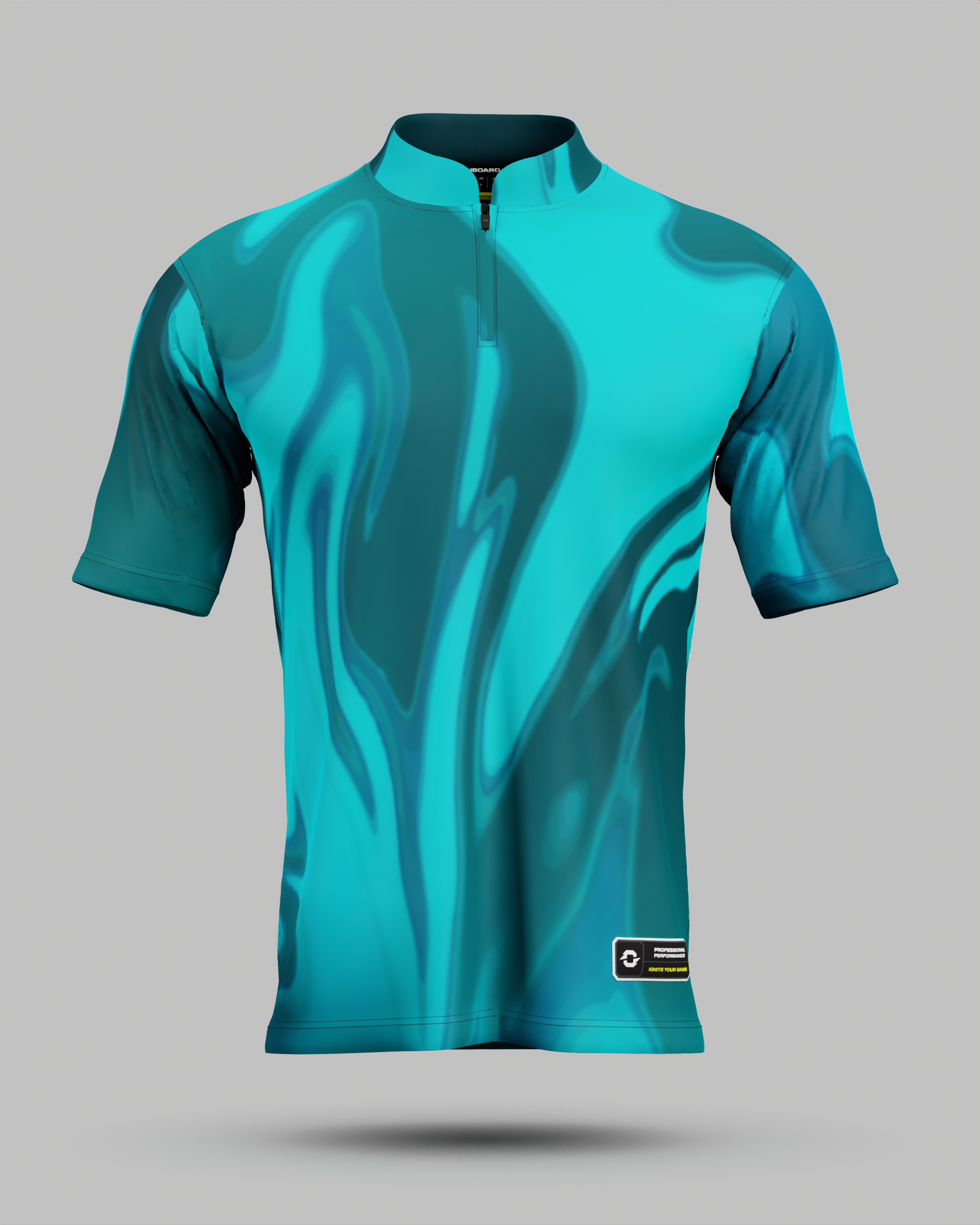 Youth Wave 1/4 Zip Pro Collar Jersey