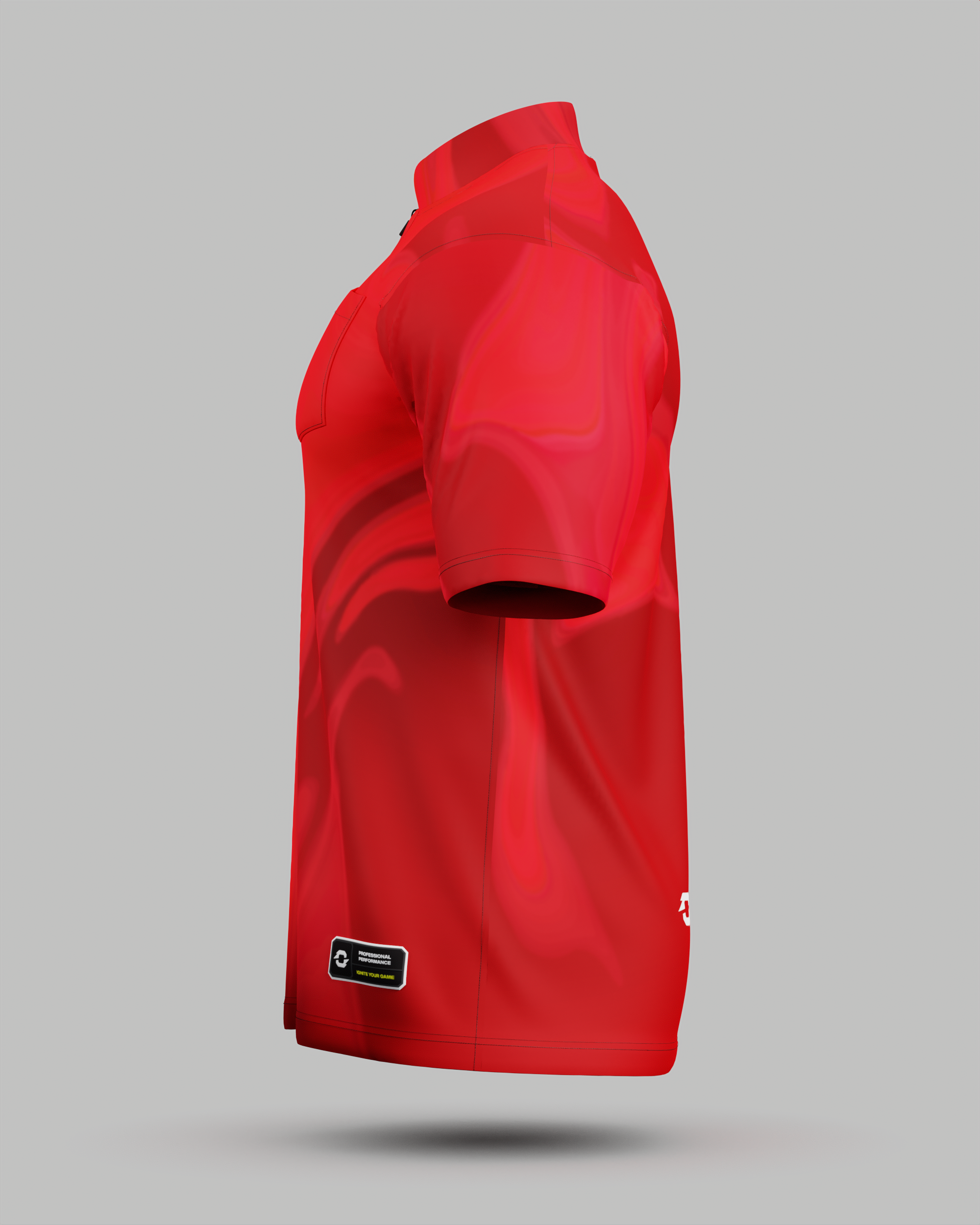 Youth Wave 1/4 Zip Pro Collar Jersey With Pocket