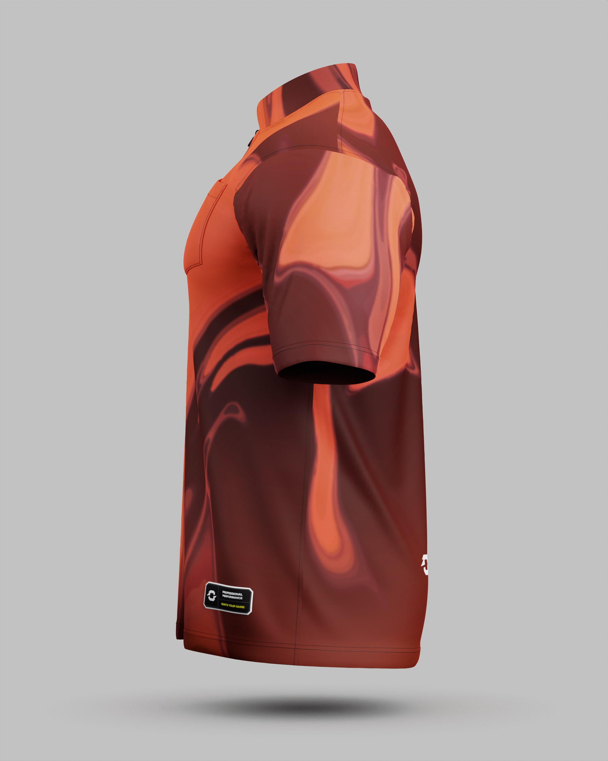 Youth Wave 1/4 Zip Pro Collar Jersey With Pocket