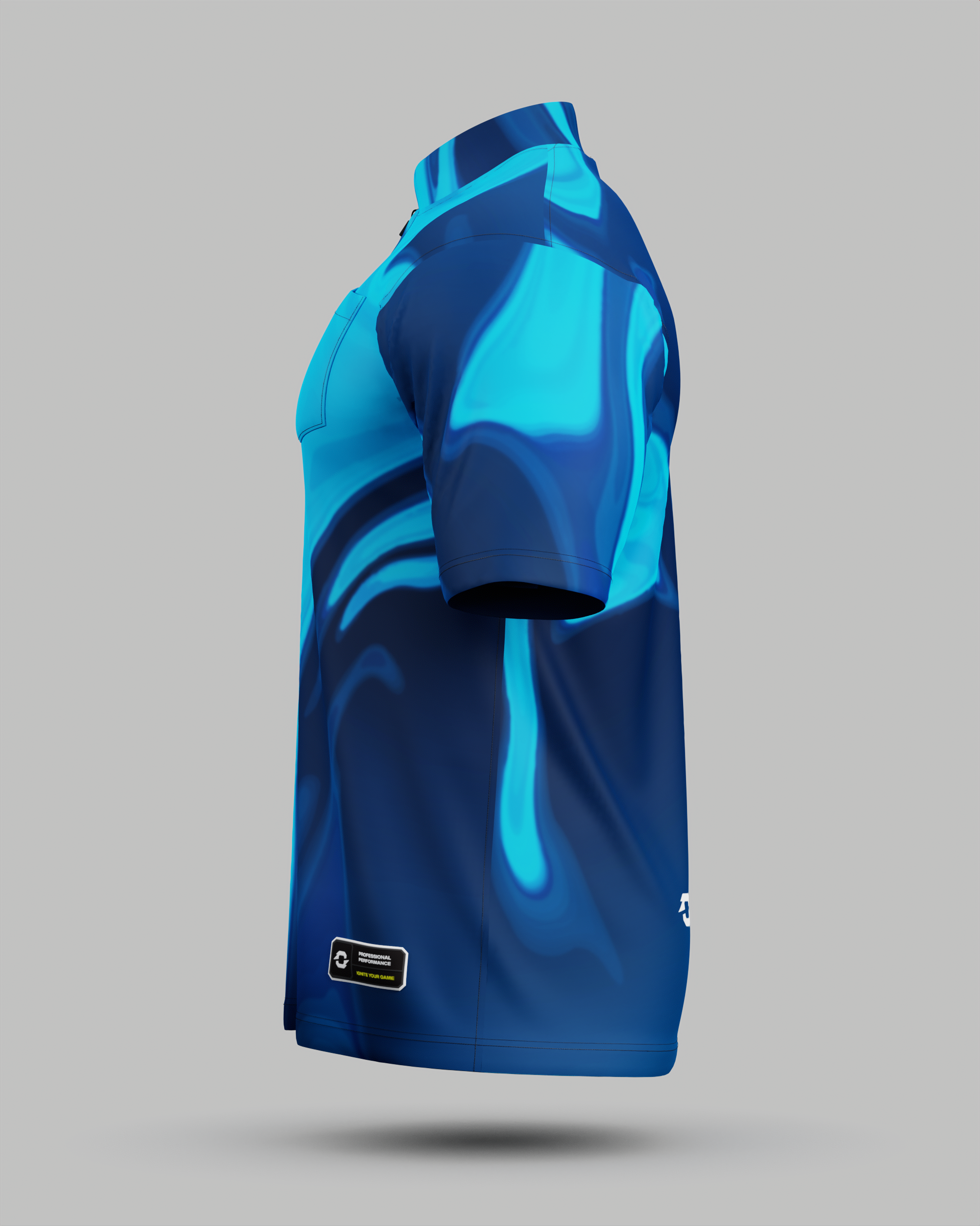 Youth Wave 1/4 Zip Pro Collar Jersey With Pocket