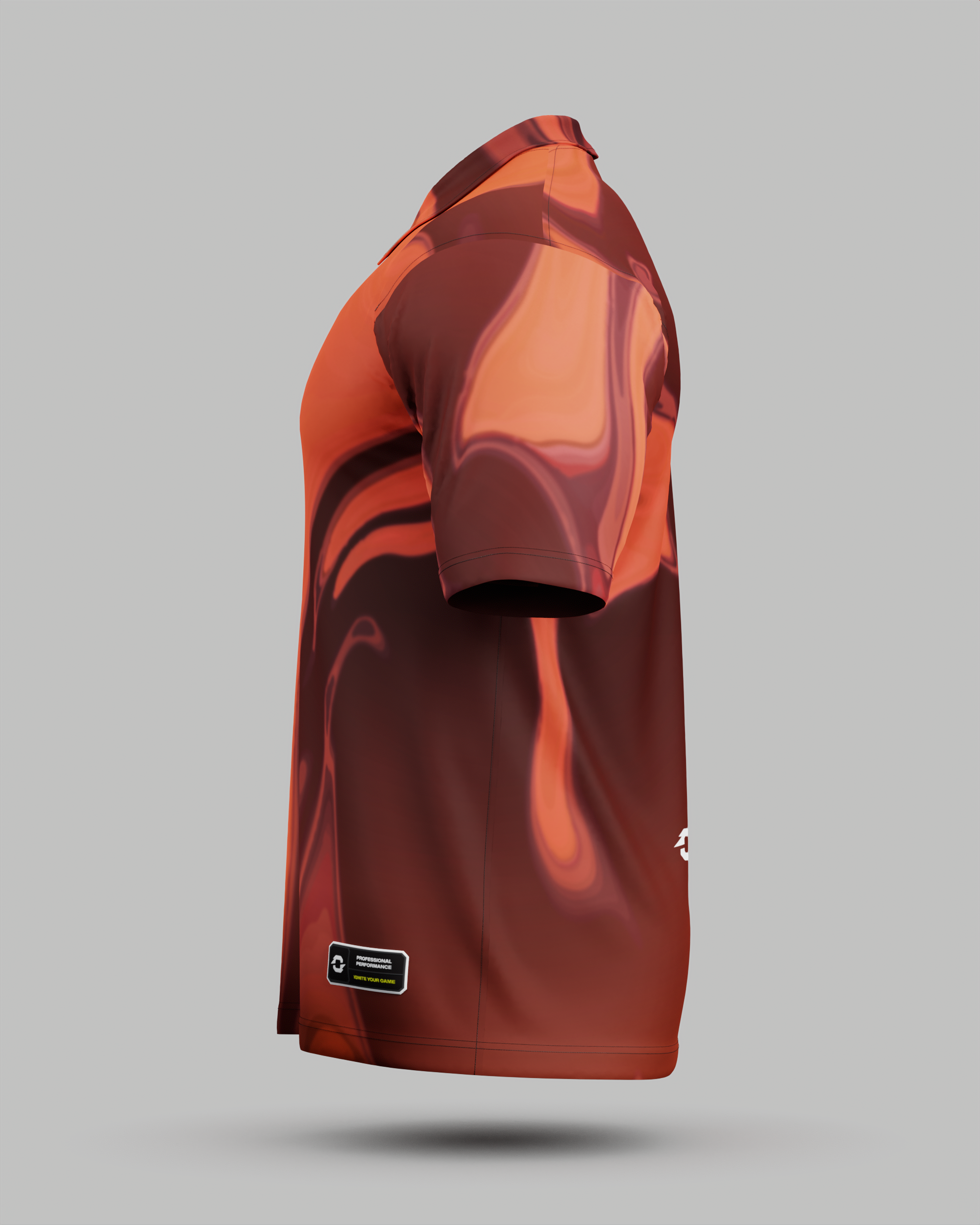Youth Wave 3 Button Polo Collar Jersey