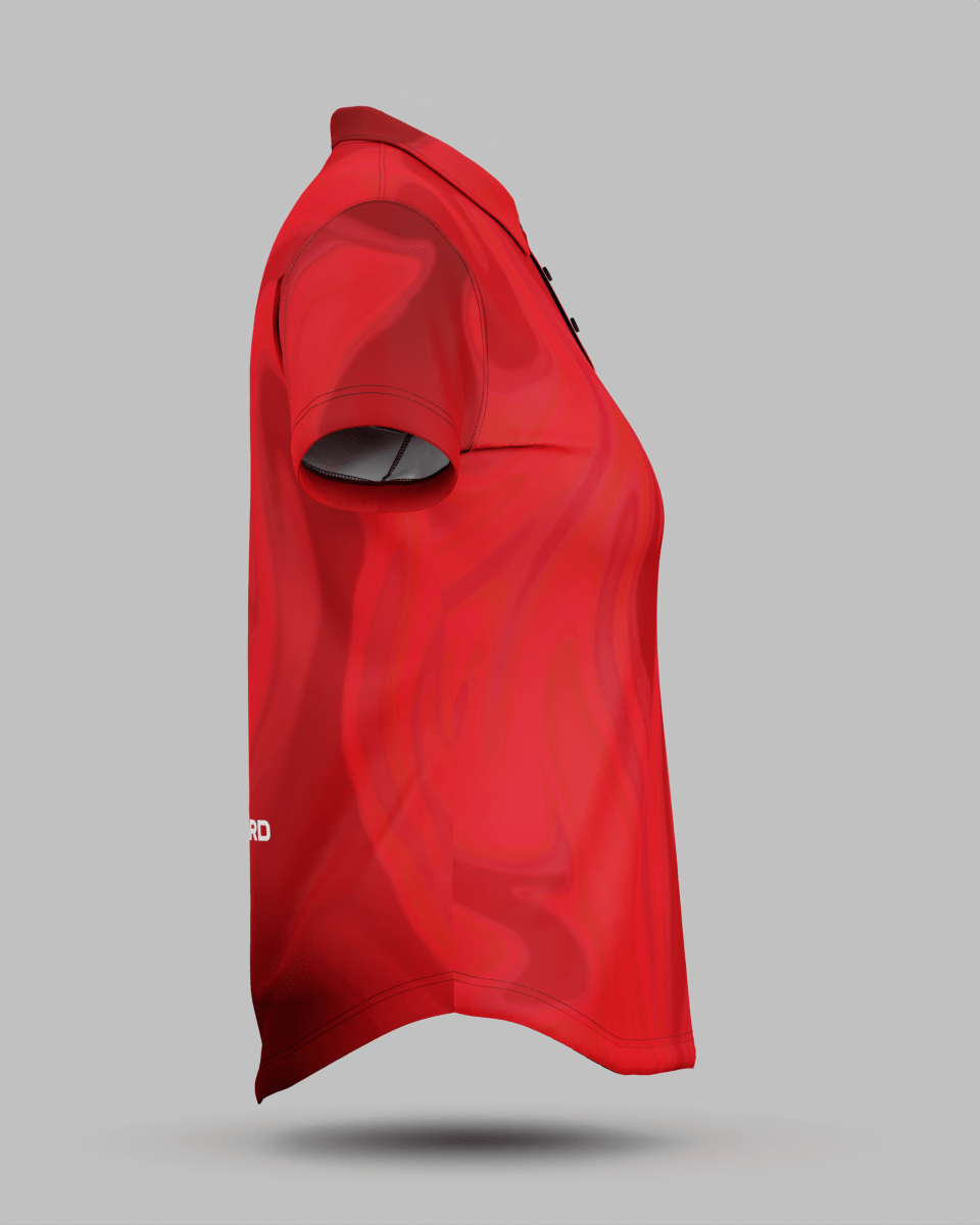 Womens Wave 3 Button Polo Collar Jersey - Onboard Sportswear