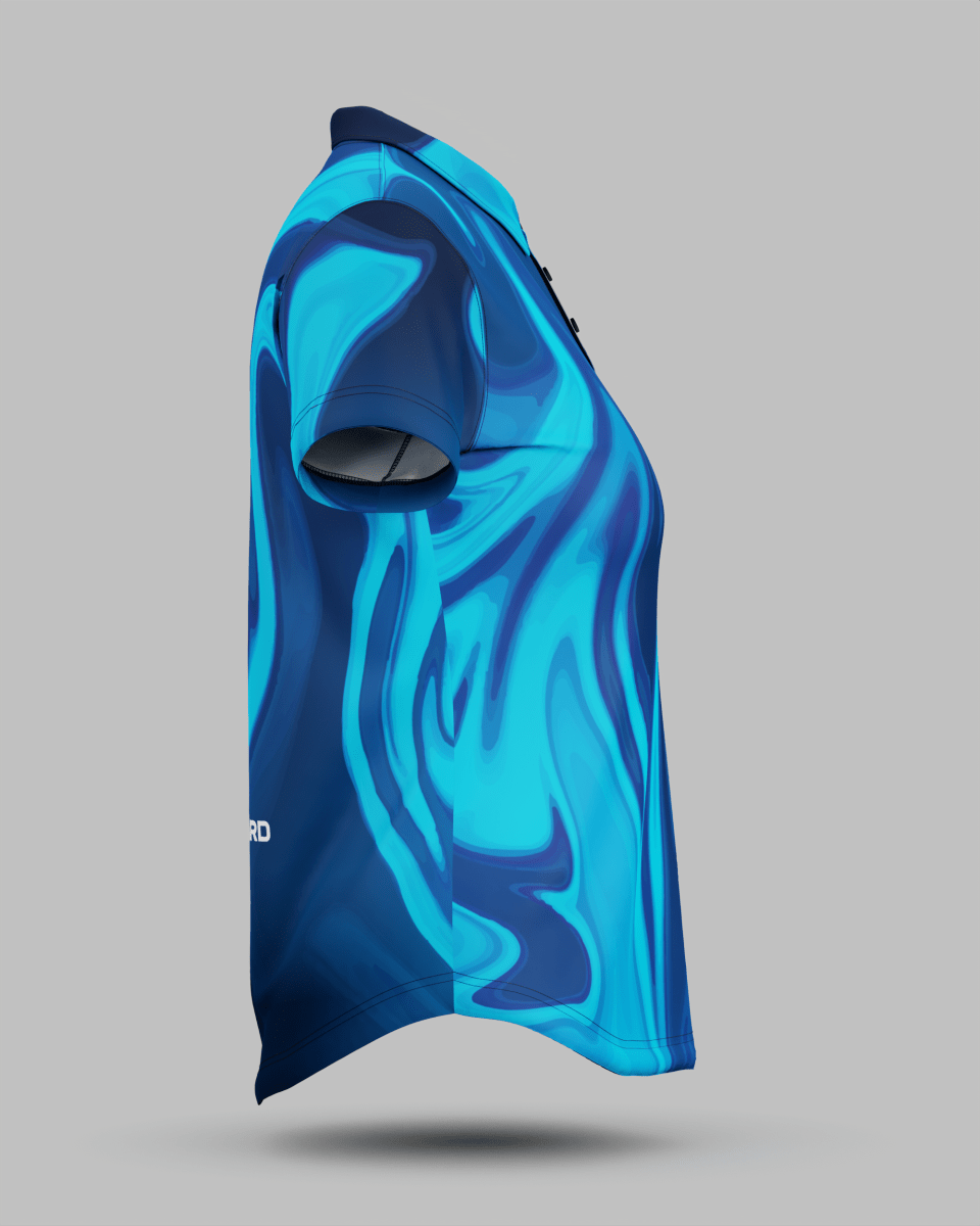 Womens Wave 3 Button Polo Collar Jersey - Onboard Sportswear