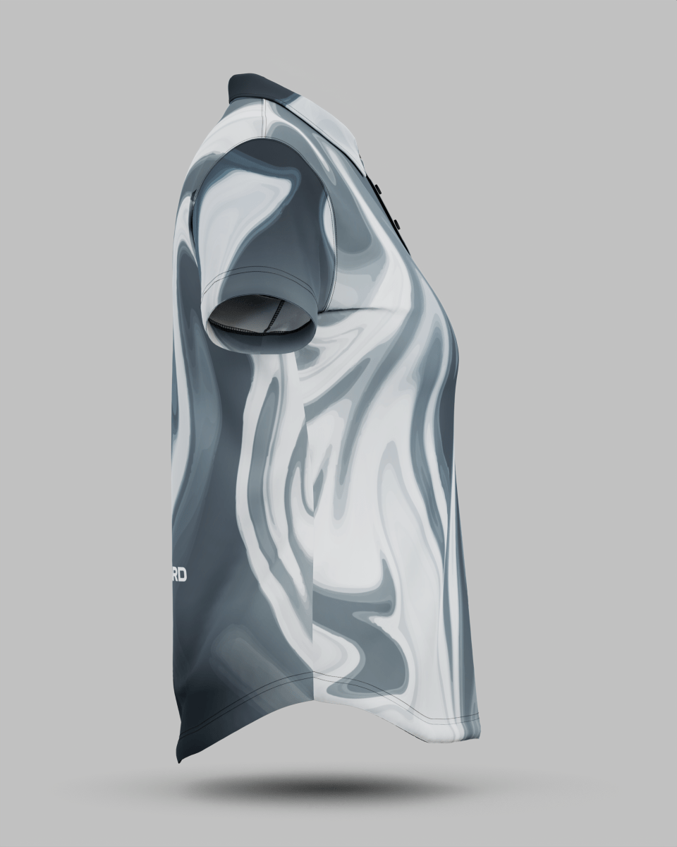 Womens Wave 3 Button Polo Collar Jersey - Onboard Sportswear