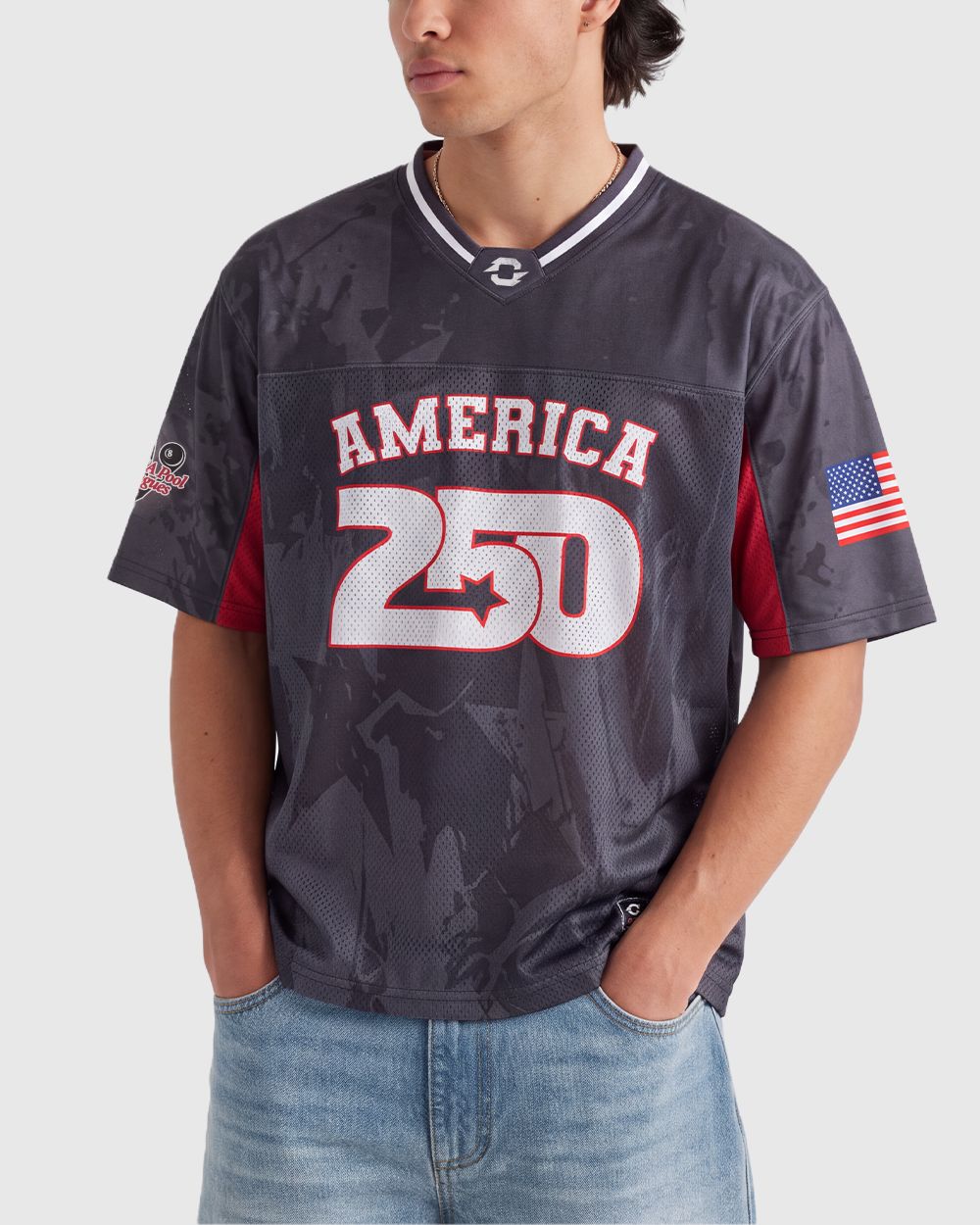 VNEA 250 STATESIDE JERSEY IN GREY