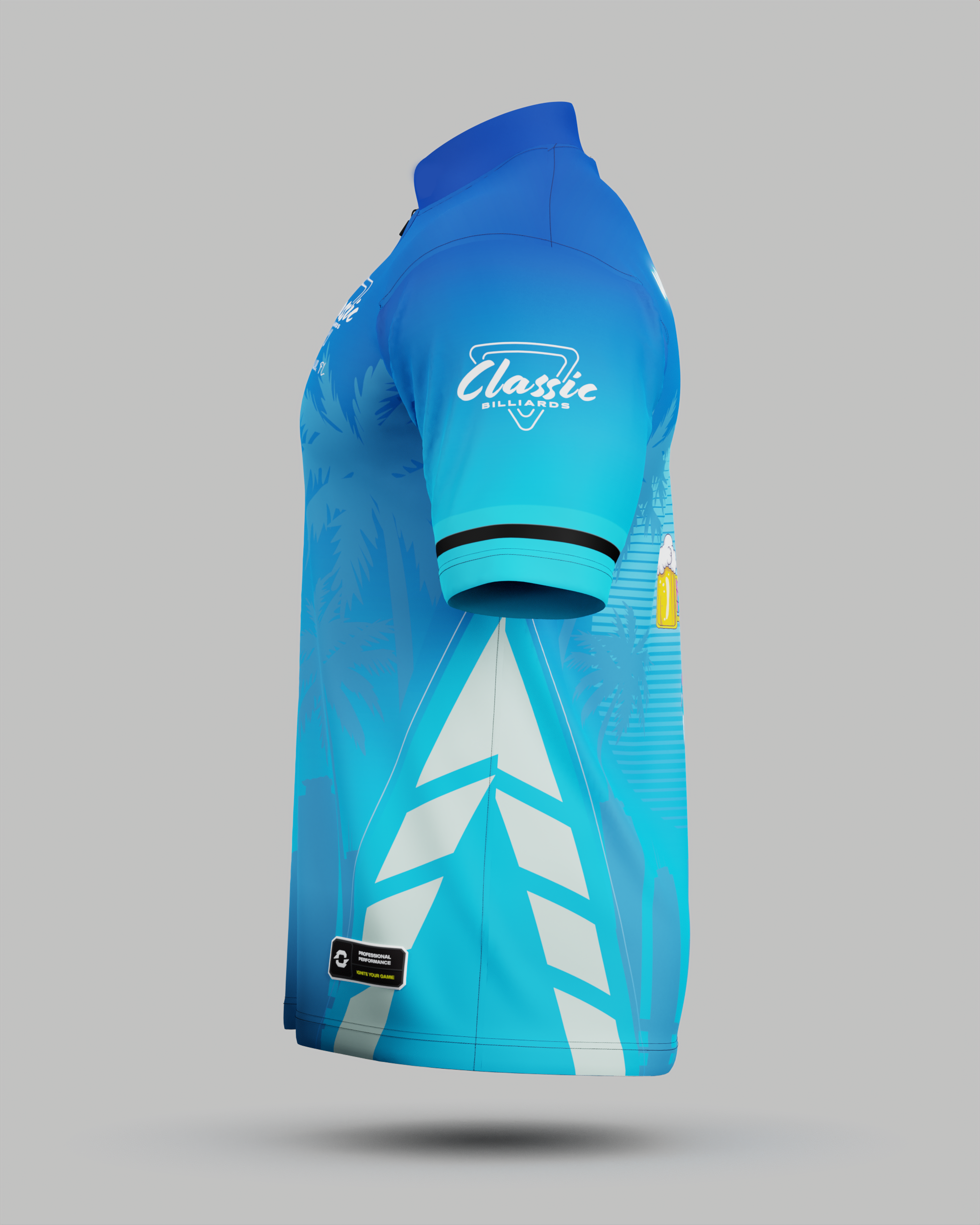 Classic Billiards Jersey Blue