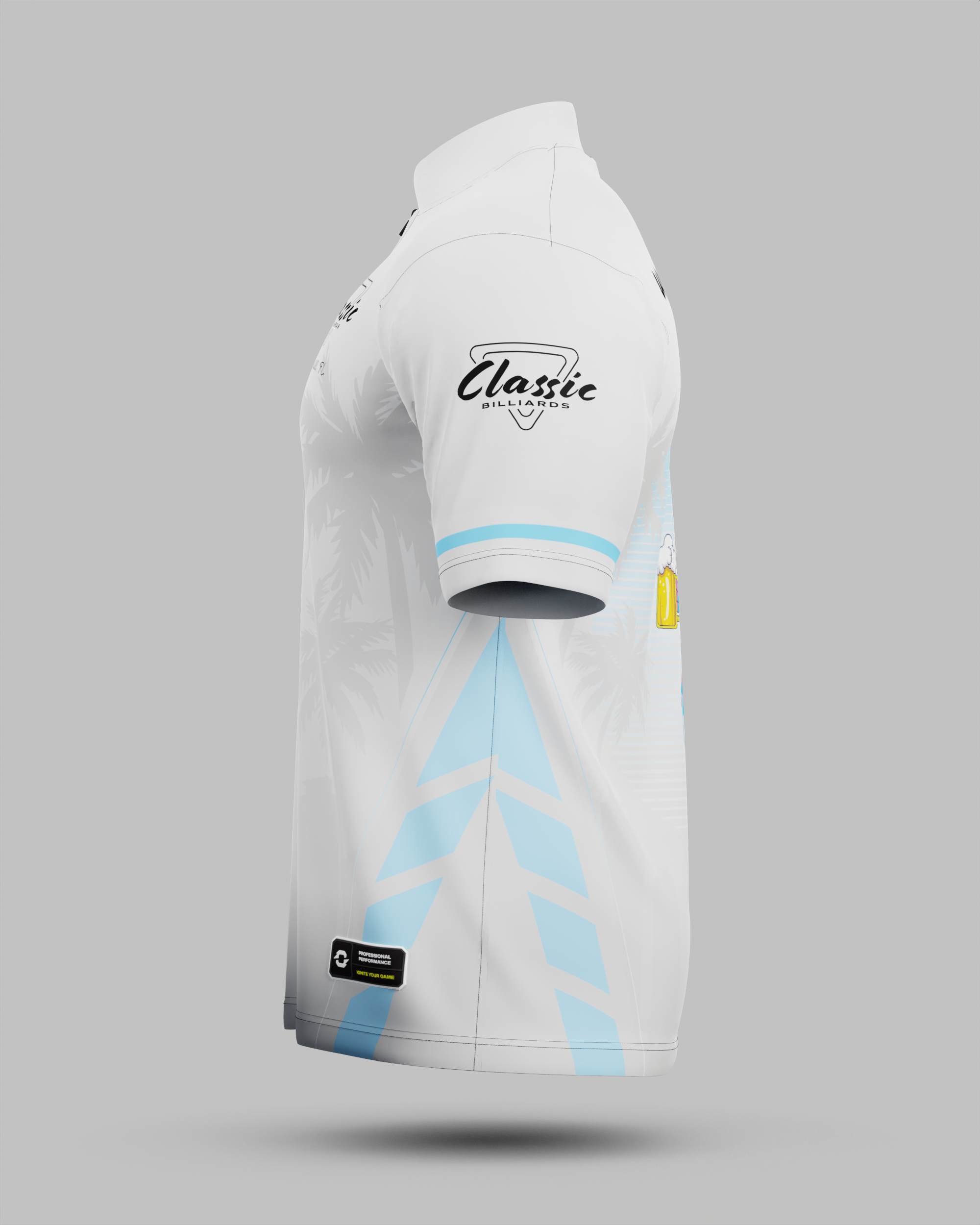 Classic Billiards Jersey Silver