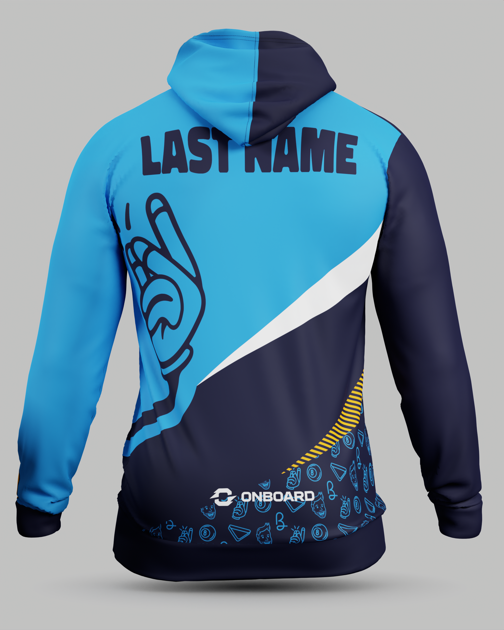 Official Billartist Hoodie Blue