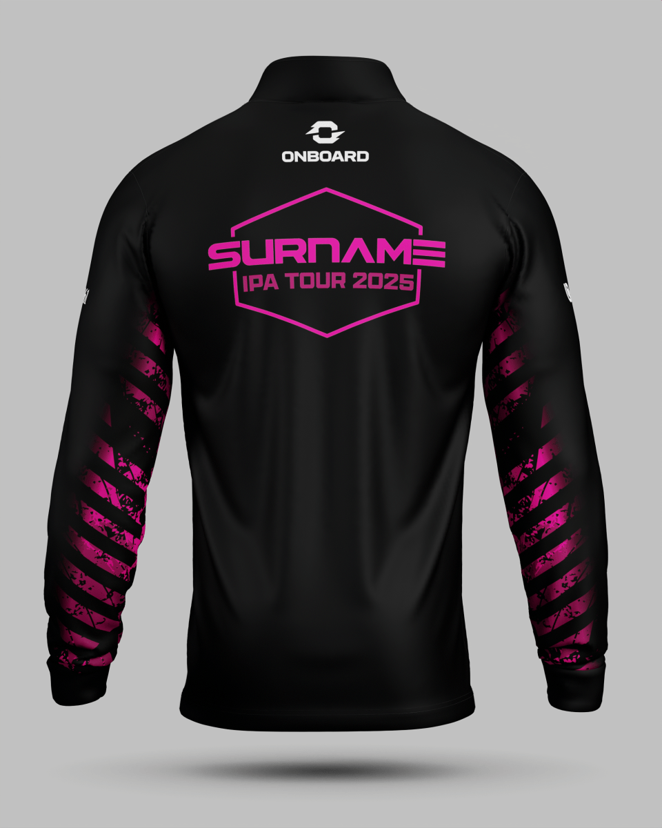 2025 Pink IPA Tour 1/2 Zip Midlayer - Onboard Sportswear