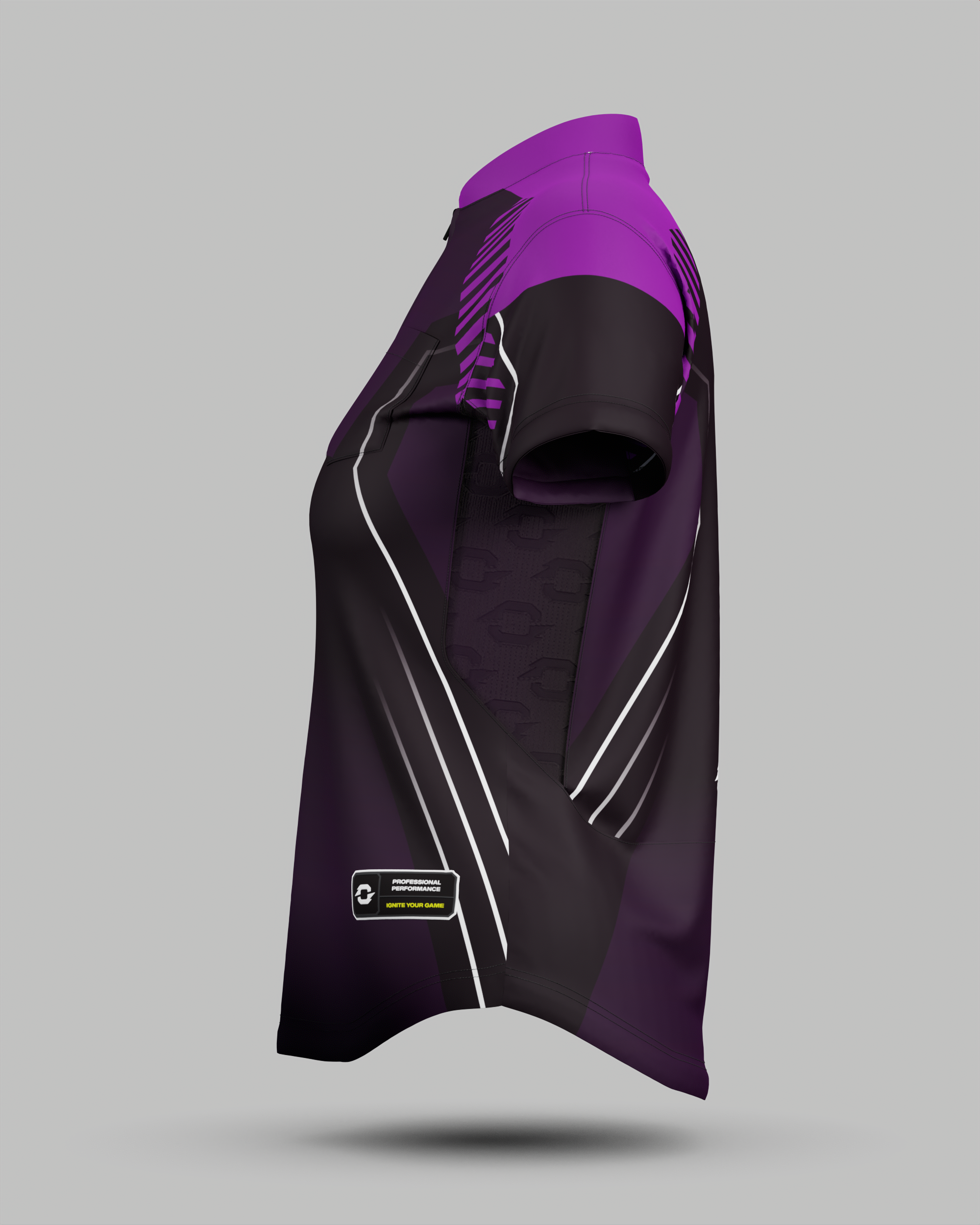 Womens Onyx Spark Jersey with Pocket