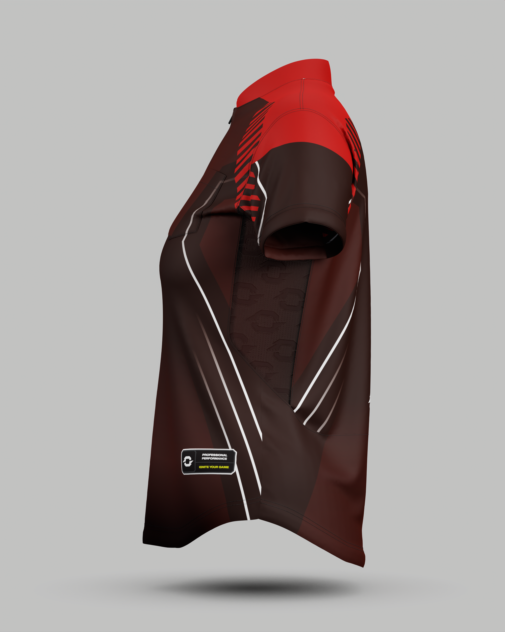 Womens Onyx Spark Jersey with Pocket